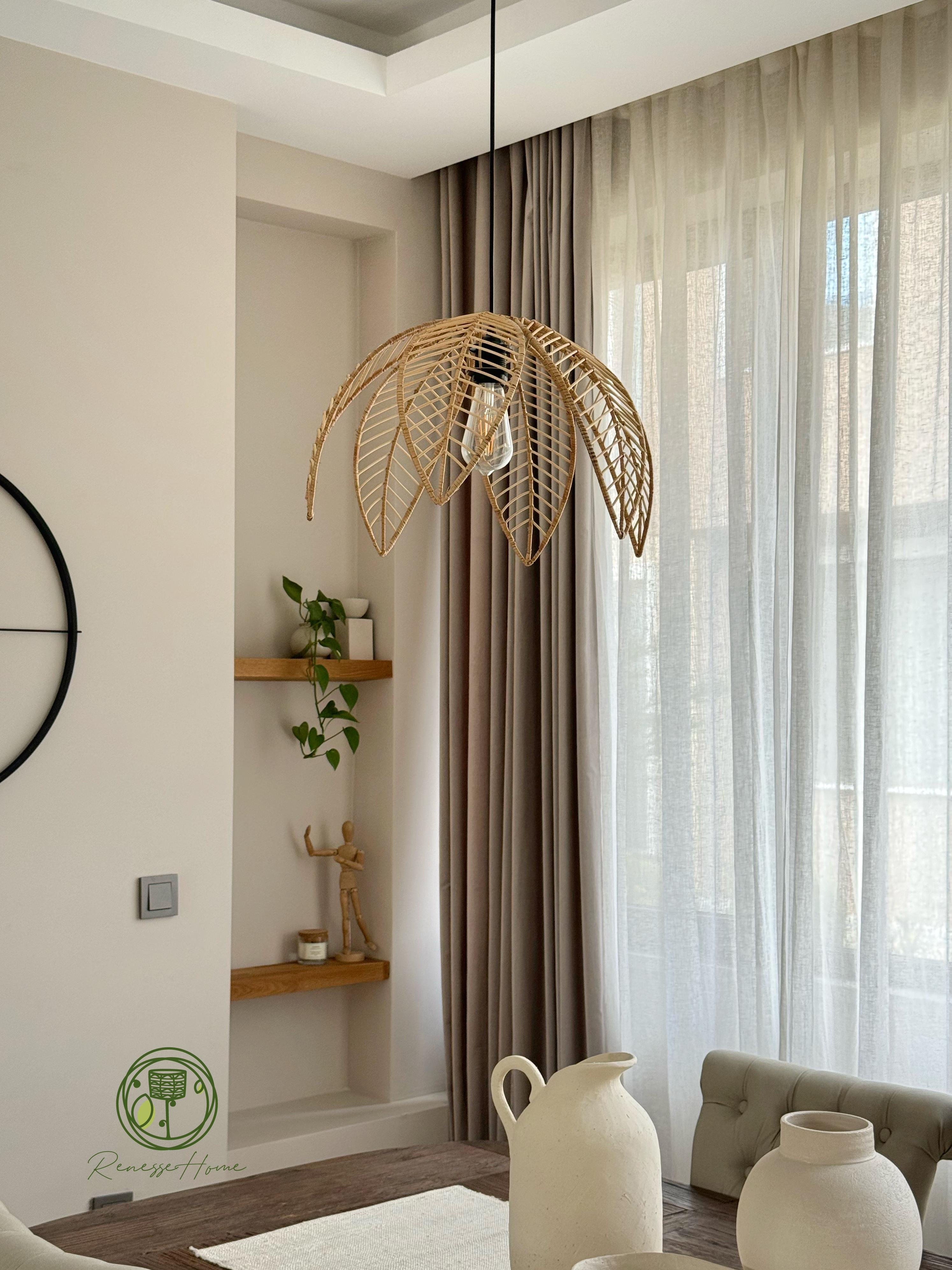 Agadir El Yapımı Rattan Sarkıt & Avize