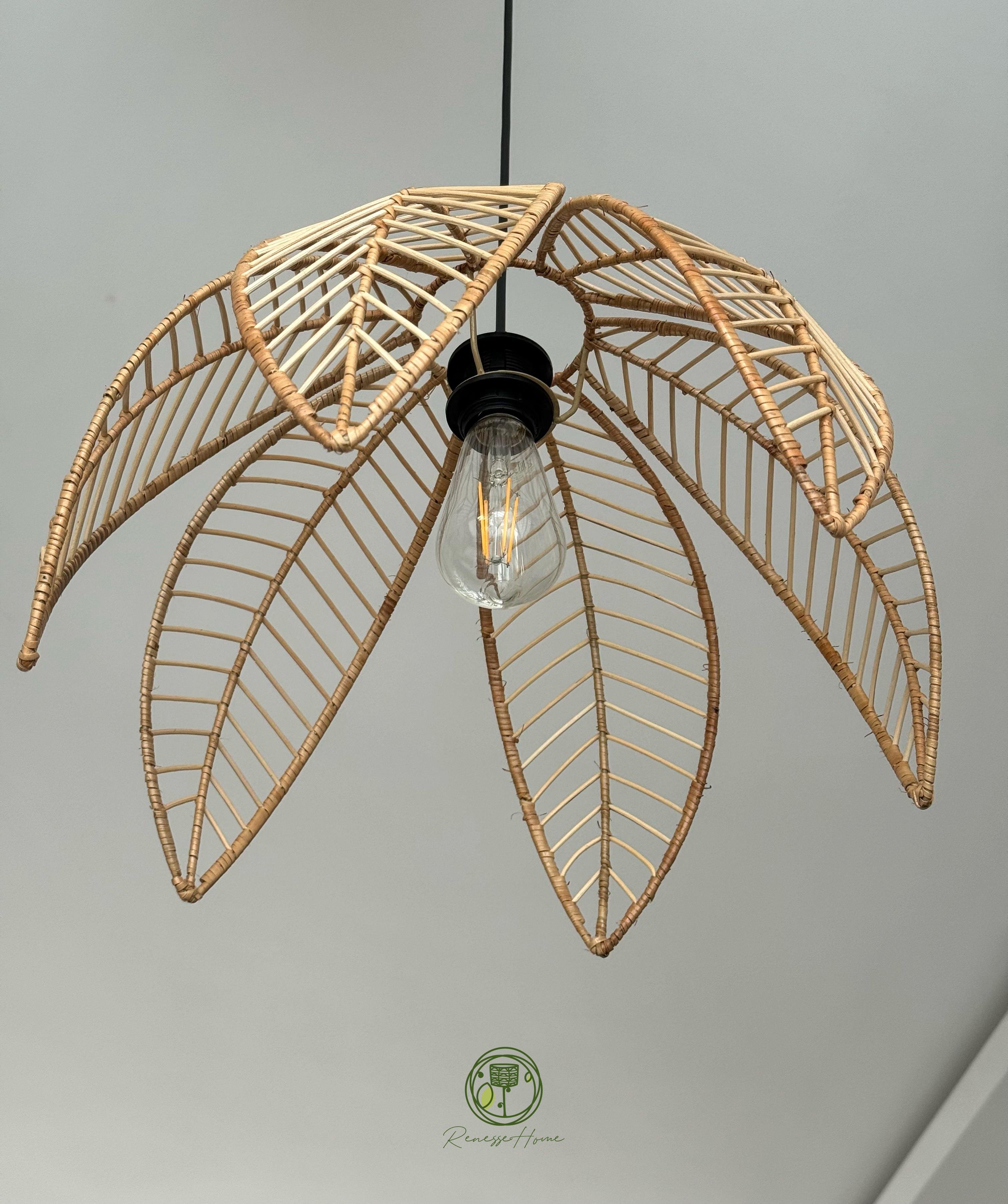 Agadir El Yapımı Rattan Sarkıt & Avize