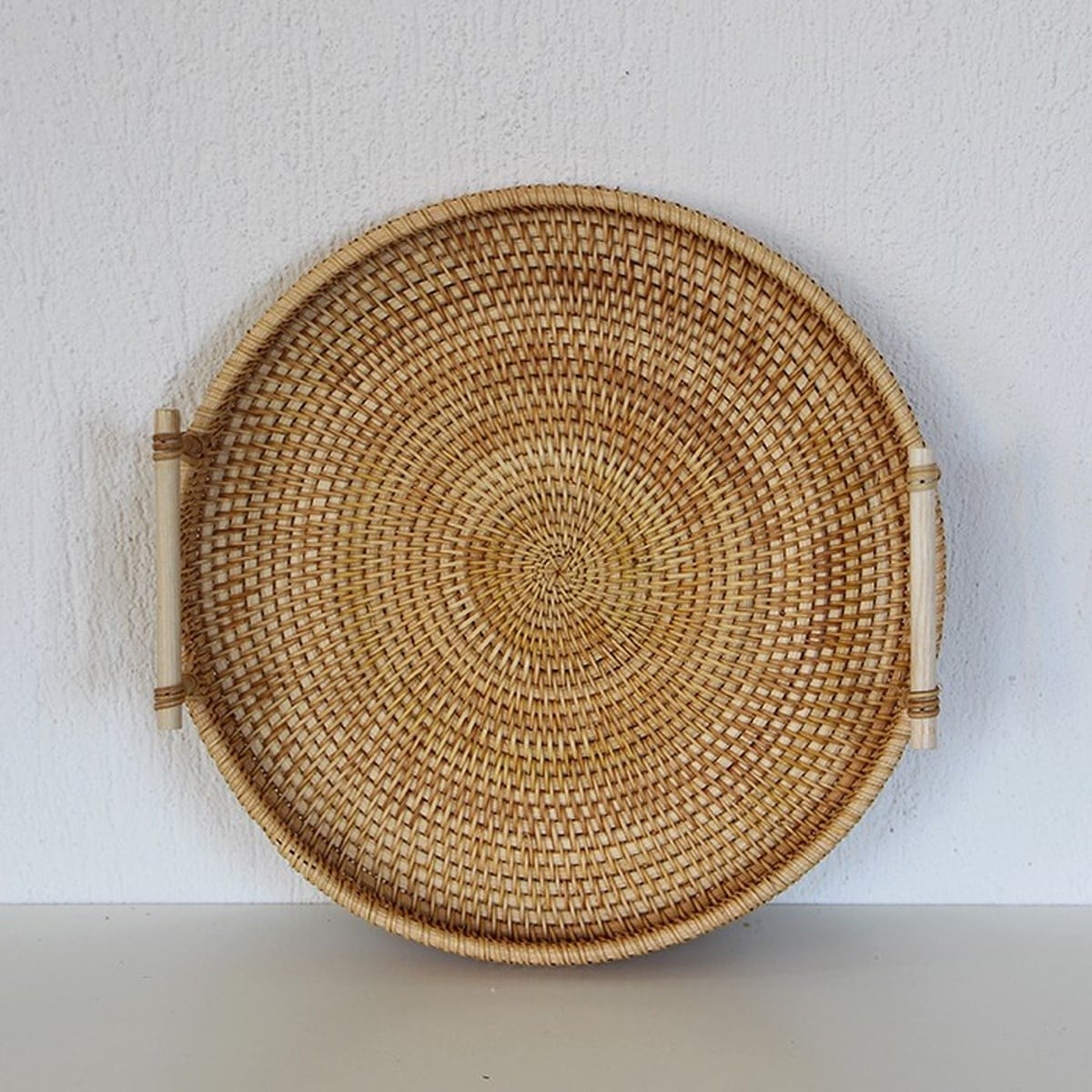 Akra El Yapımı Rattan Tepsi
