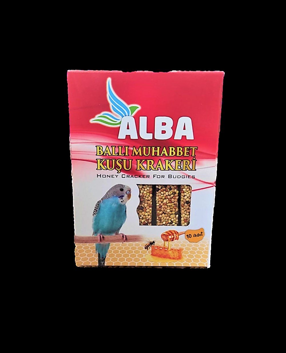 Alba Muhabbet Kuşu Ballı Kraker 10'lu