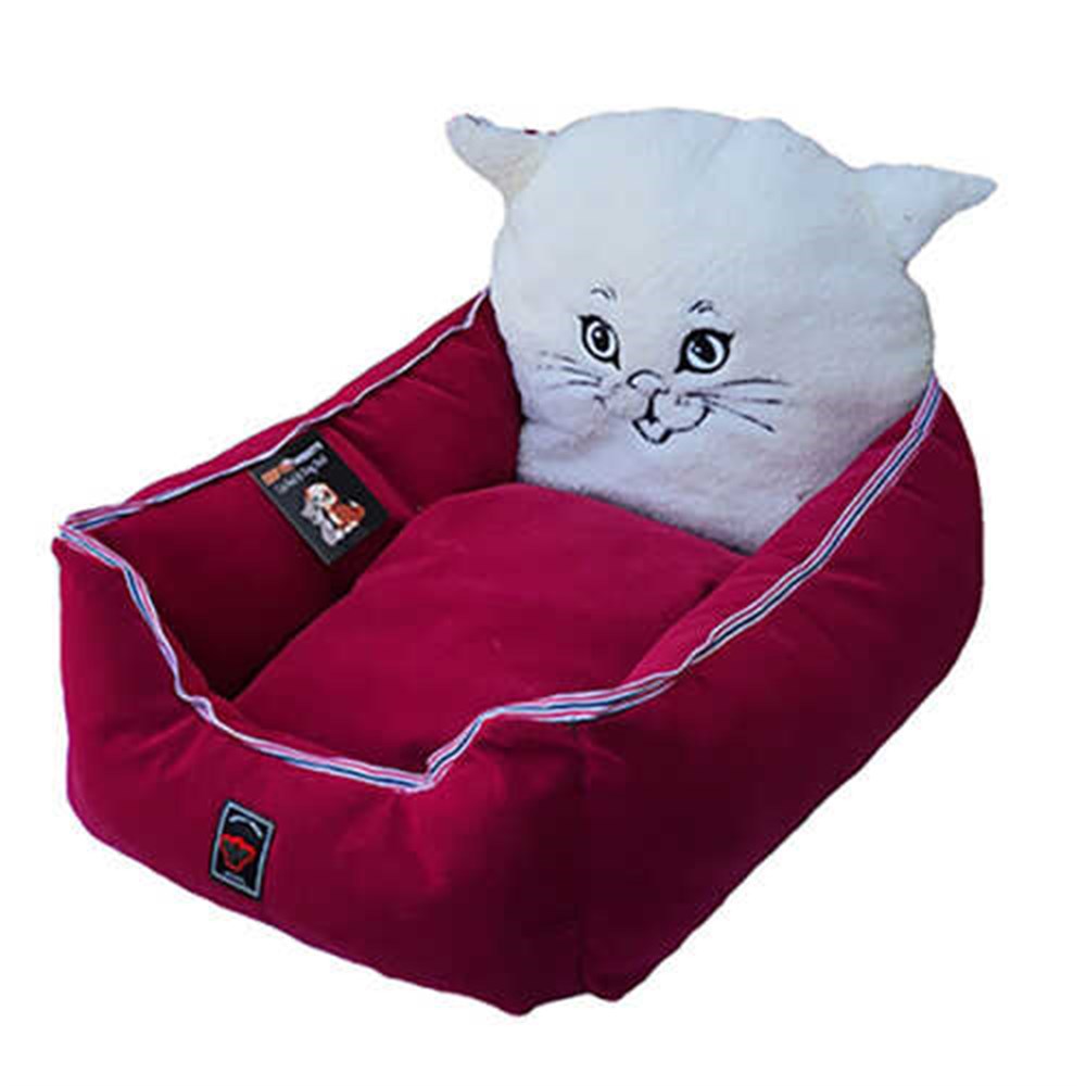 Kedi Kafalı Yatak 