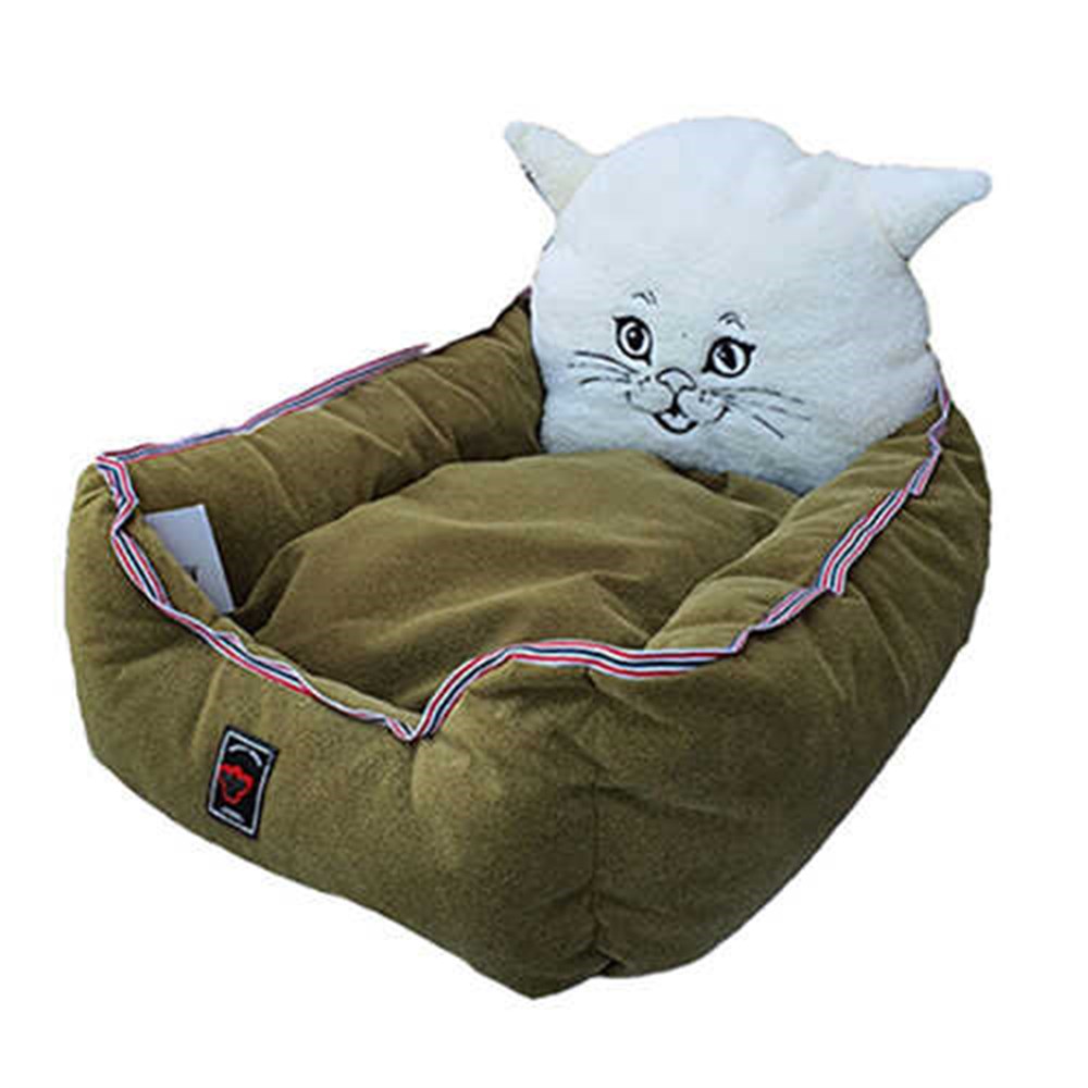 Kedi Kafalı Yatak 