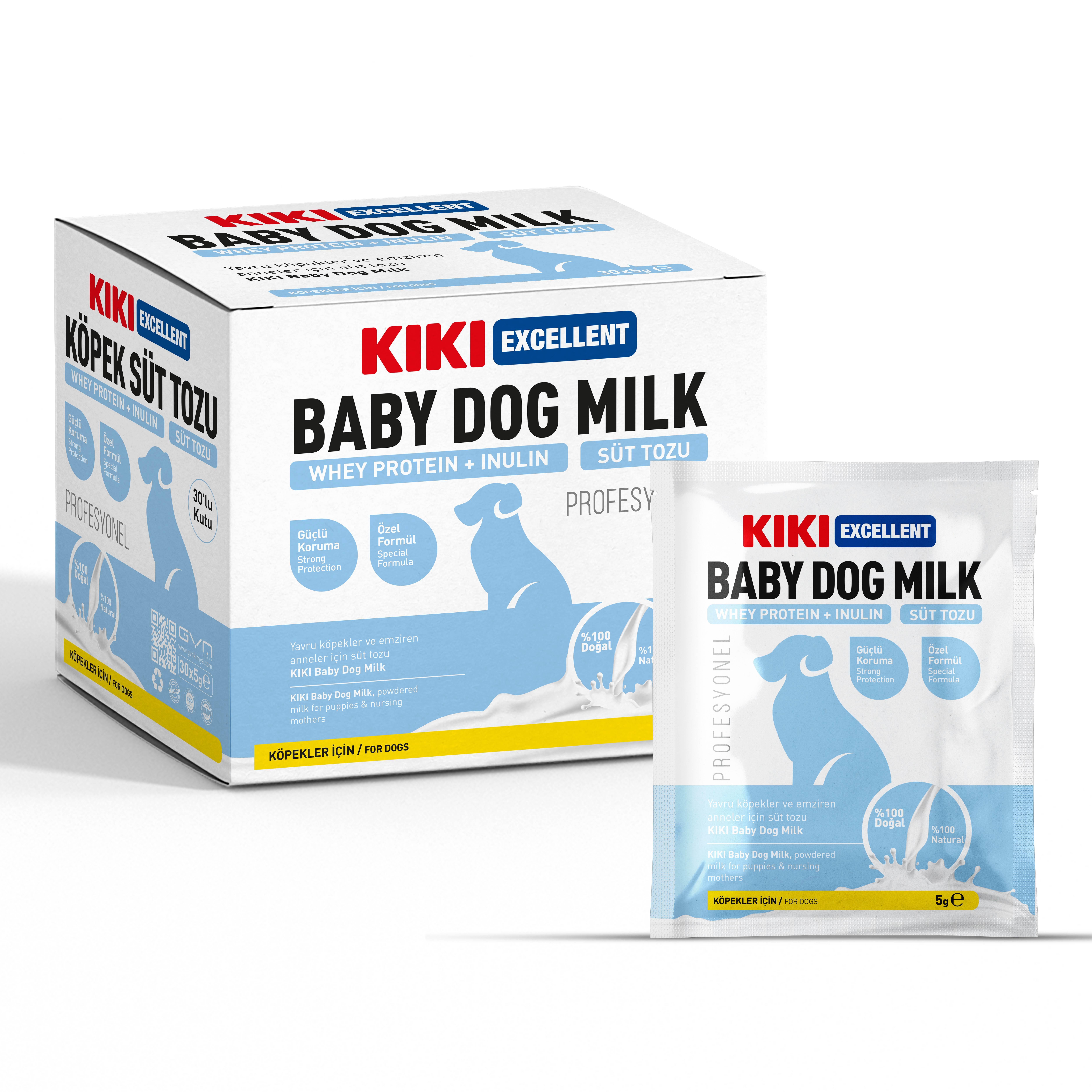 Kiki Excellent Baby Dog Milk Saşe 5 g * 30 adet