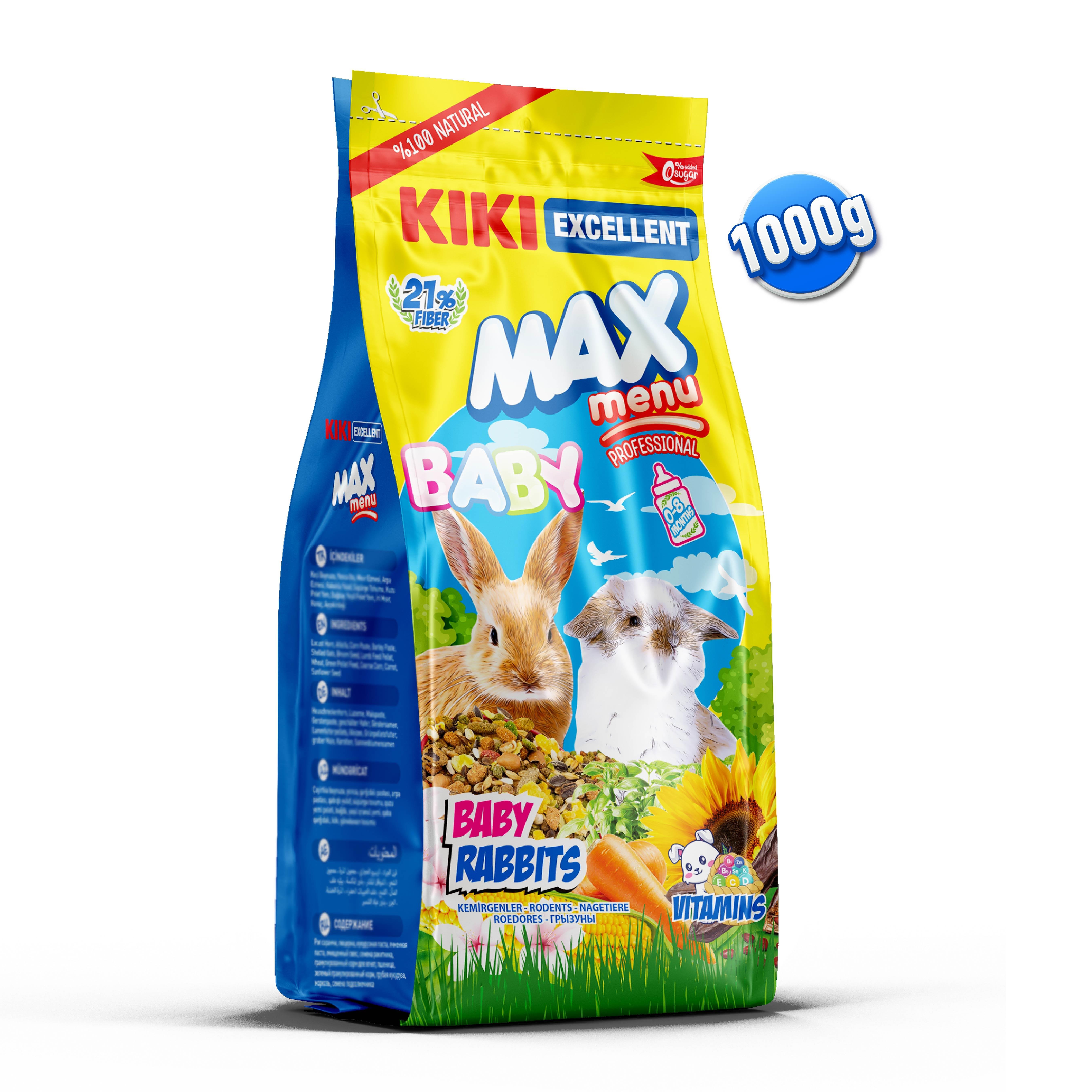Kiki Excellent Yavru Tavşan Yemi 1000 g