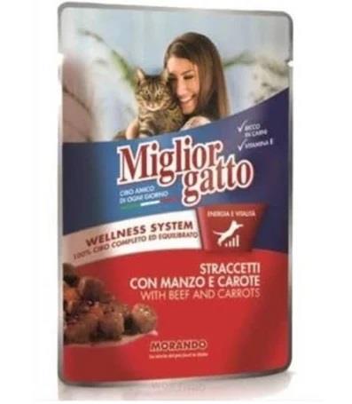 Miglior Gatto Biftekli Havuçlu Kedi Maması 100 Gr