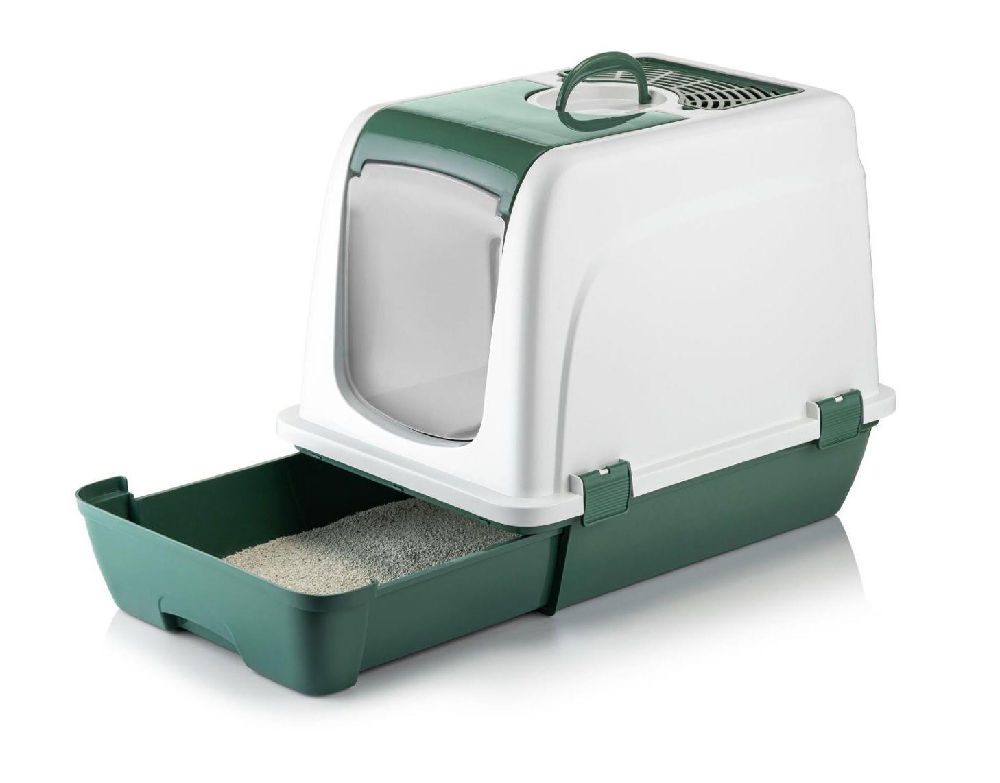 Orta Boy Sürgülü Kapalı Kedi Tuvaleti