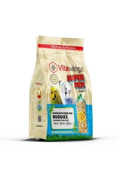 Vitawings Süper Mix Ballı Muhabbet Kuşu Yemi 800 g