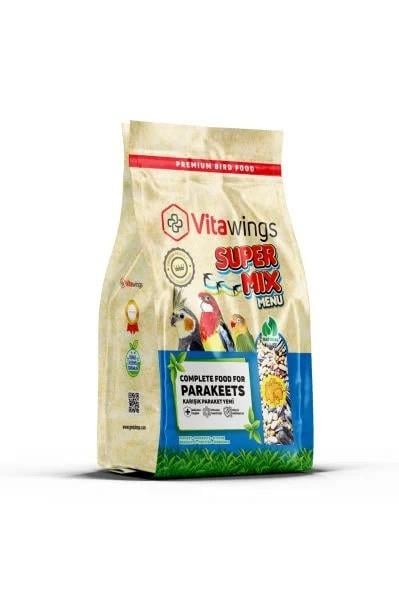 Vitawings Süper Mix Paraket Yemi 800 g