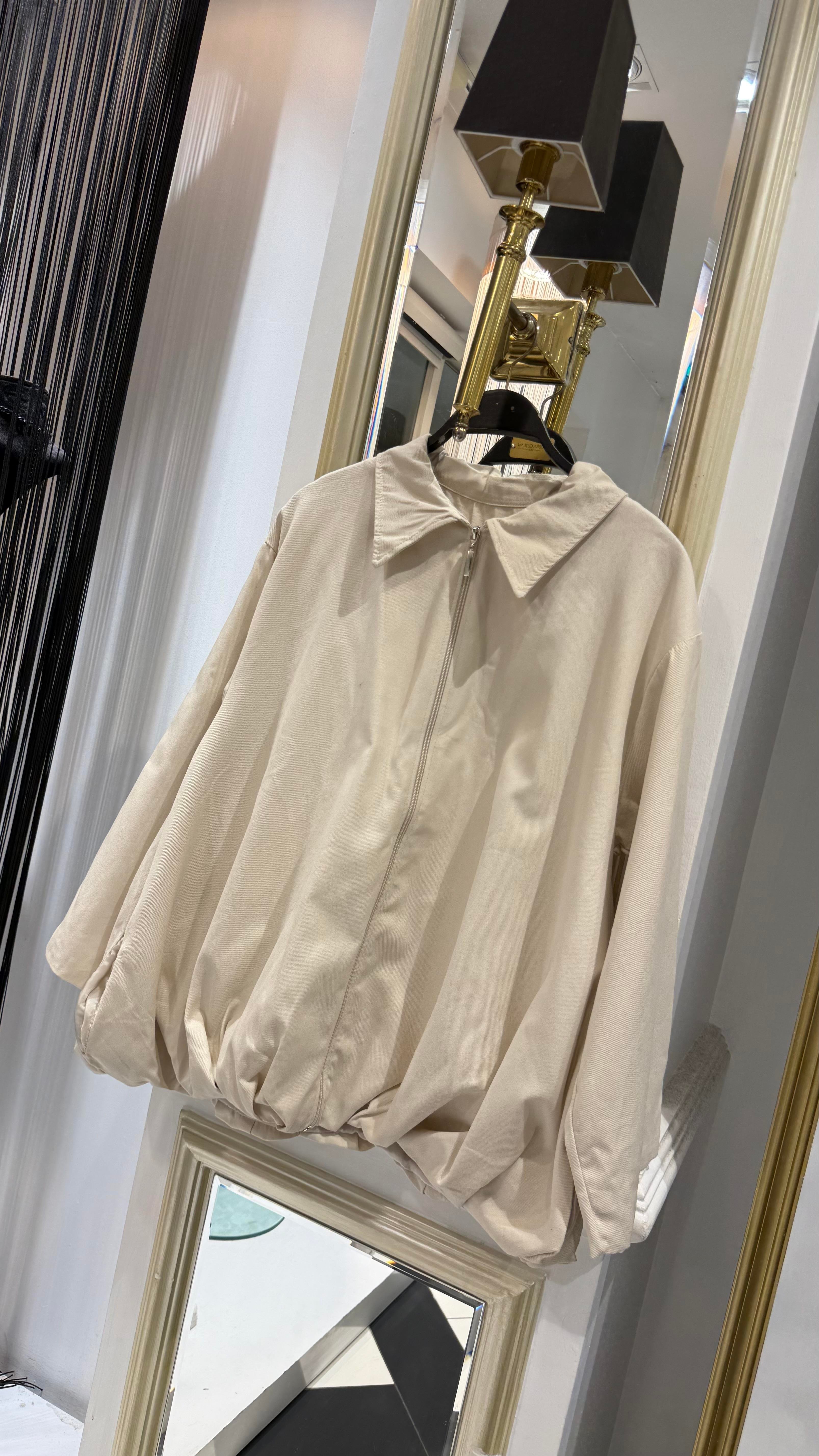 Gabardin Bomber Ceket