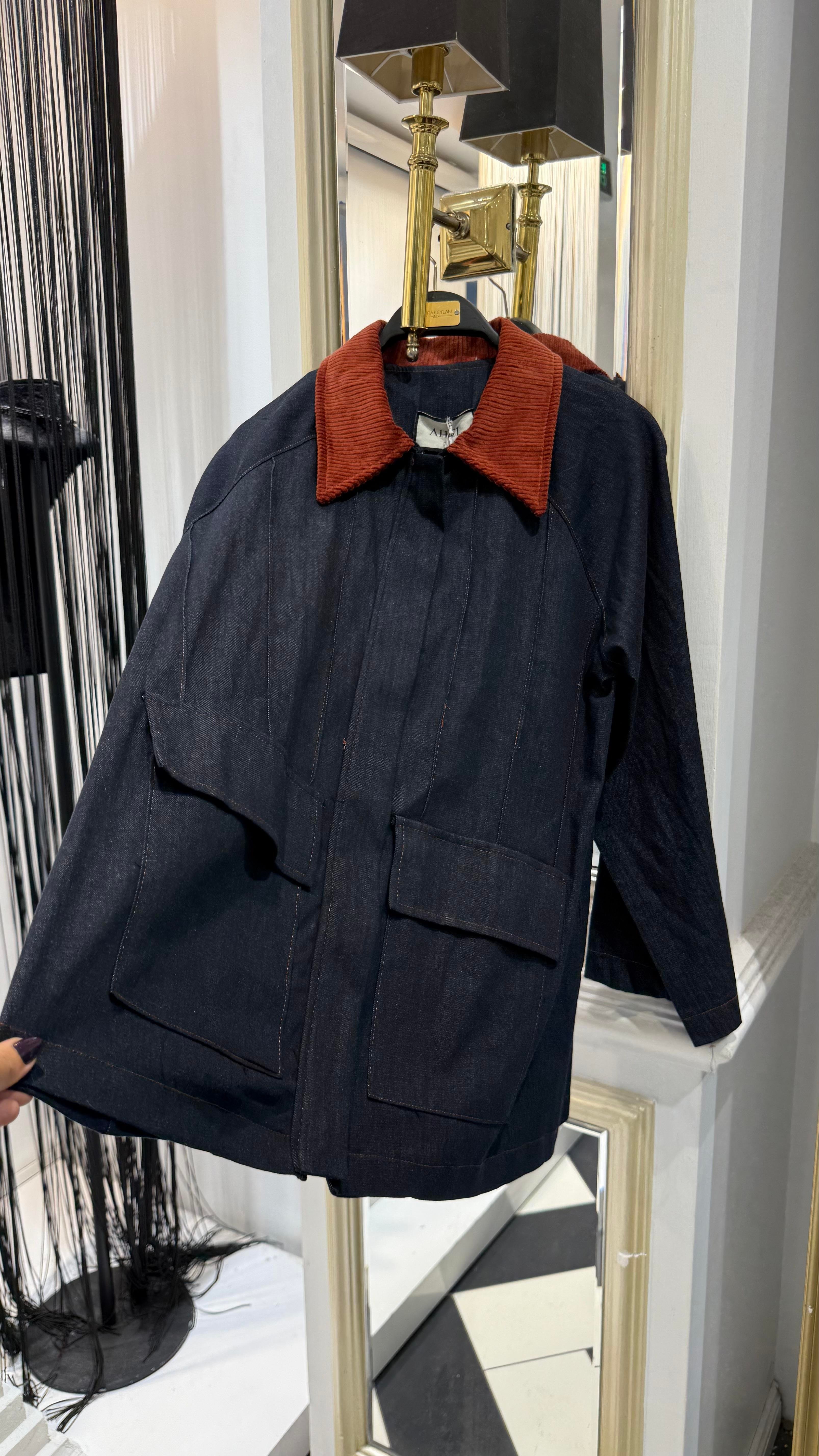 Kadife Yaka Kot Takım