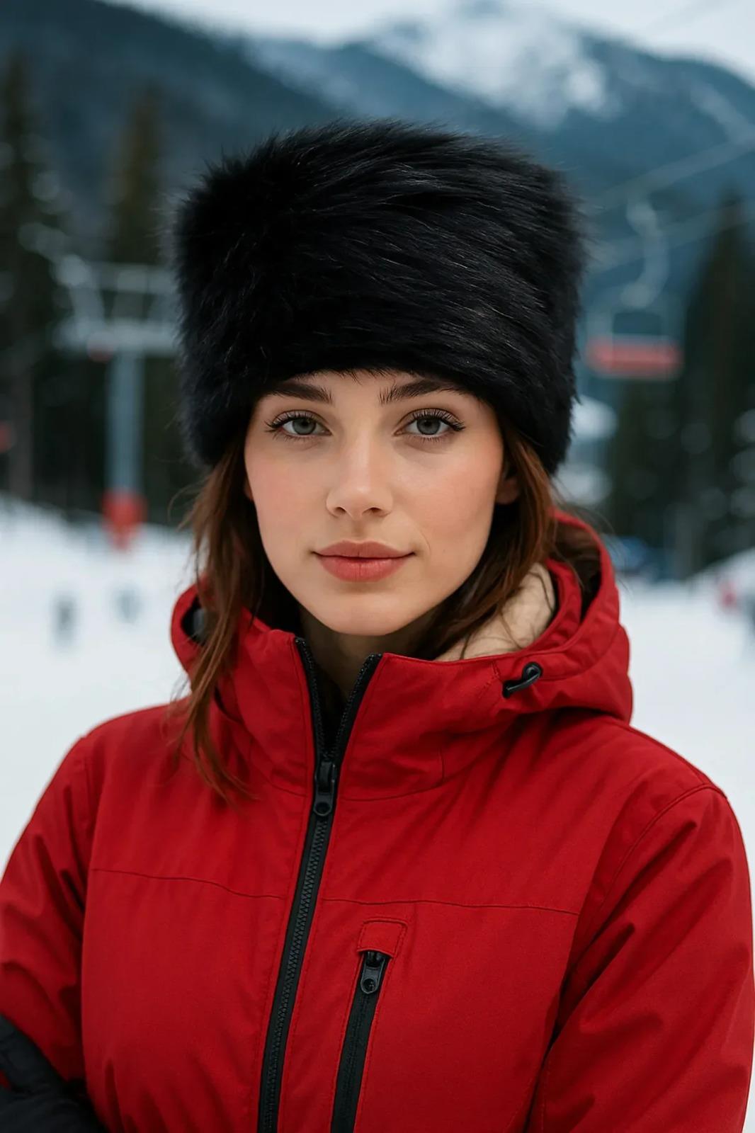 Kalın Peluş Kalpak Şapka