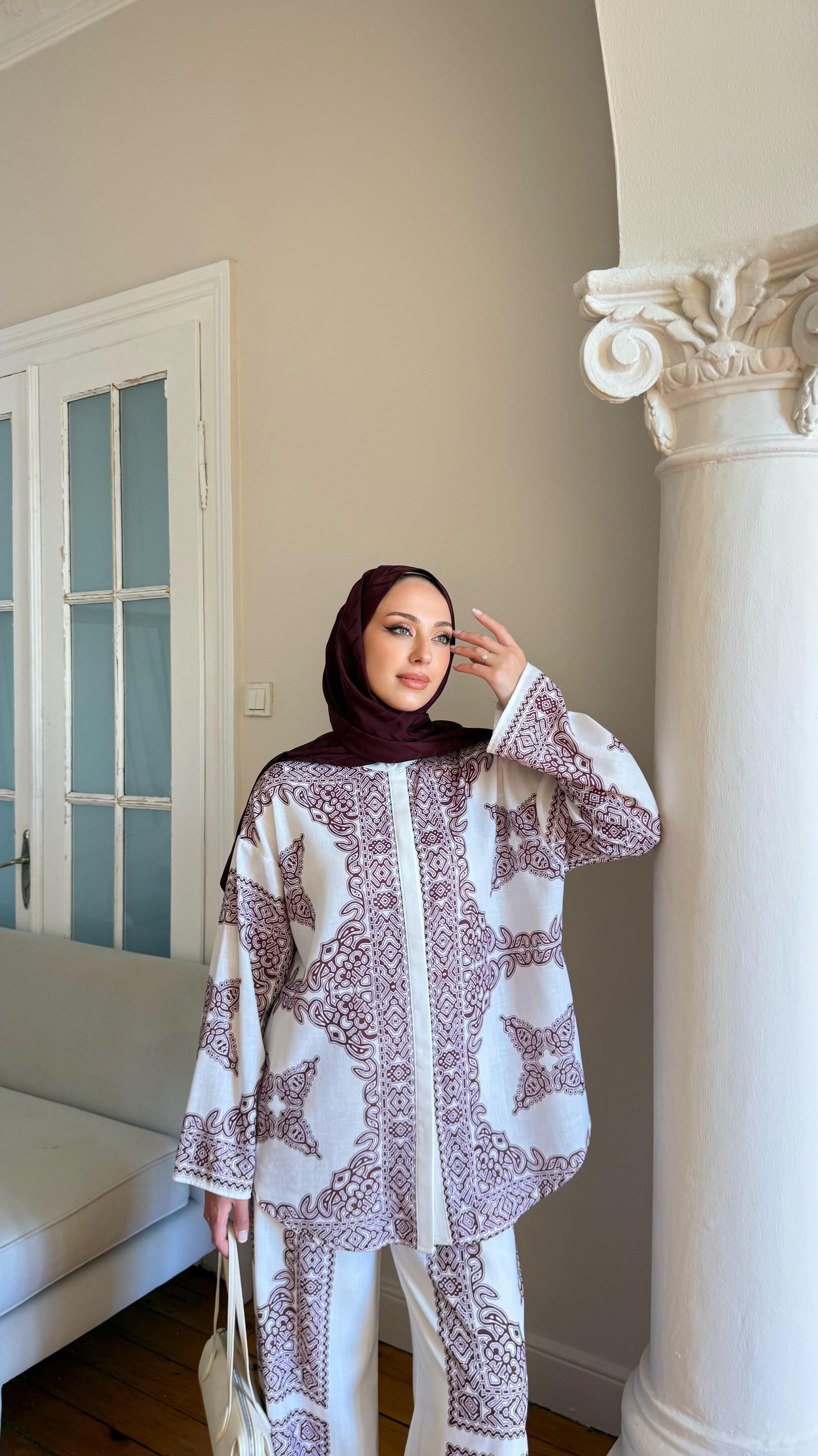 Keten Desenli Takım