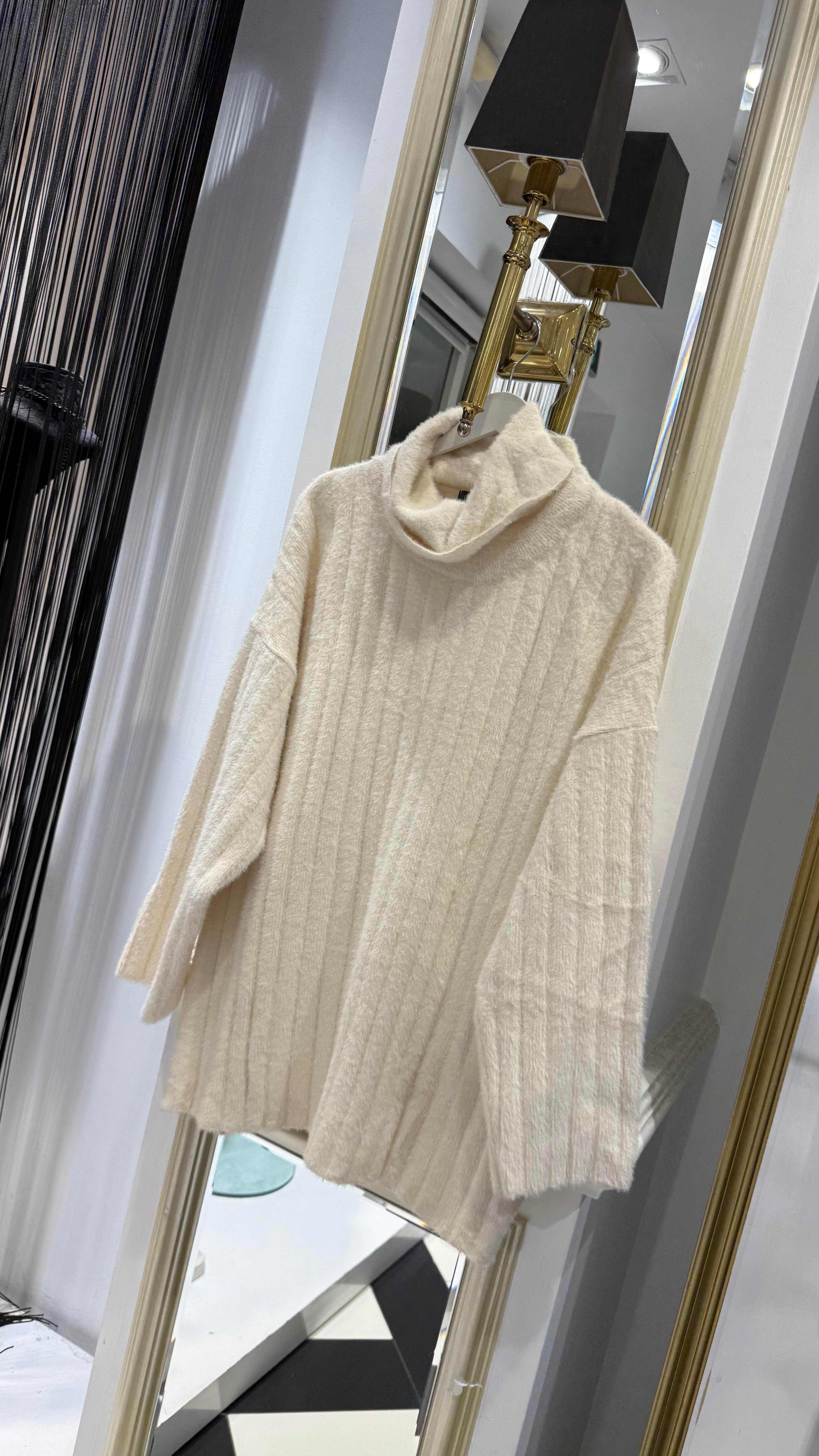 Şeritli Triko Kazak