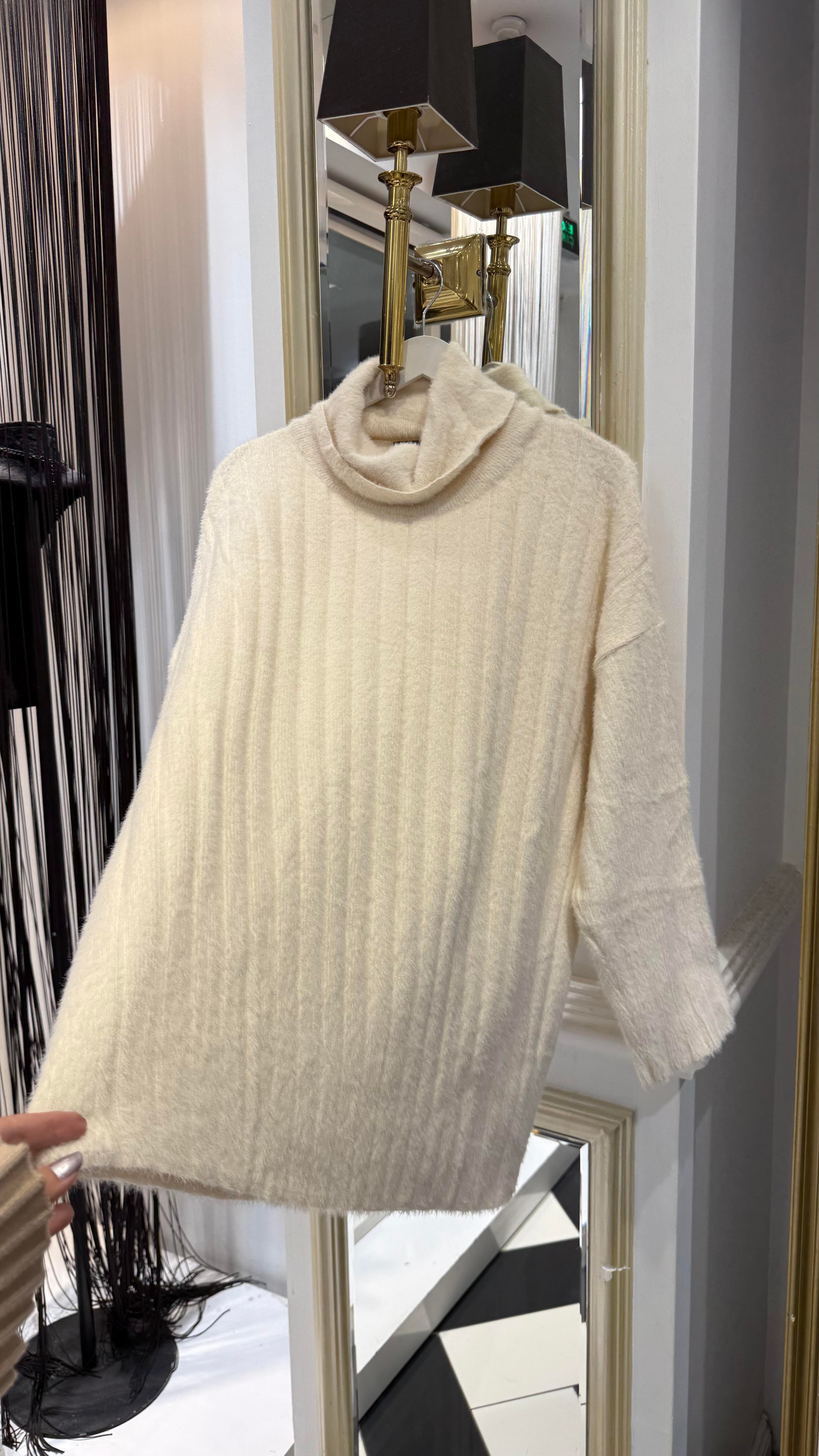 Şeritli Triko Kazak