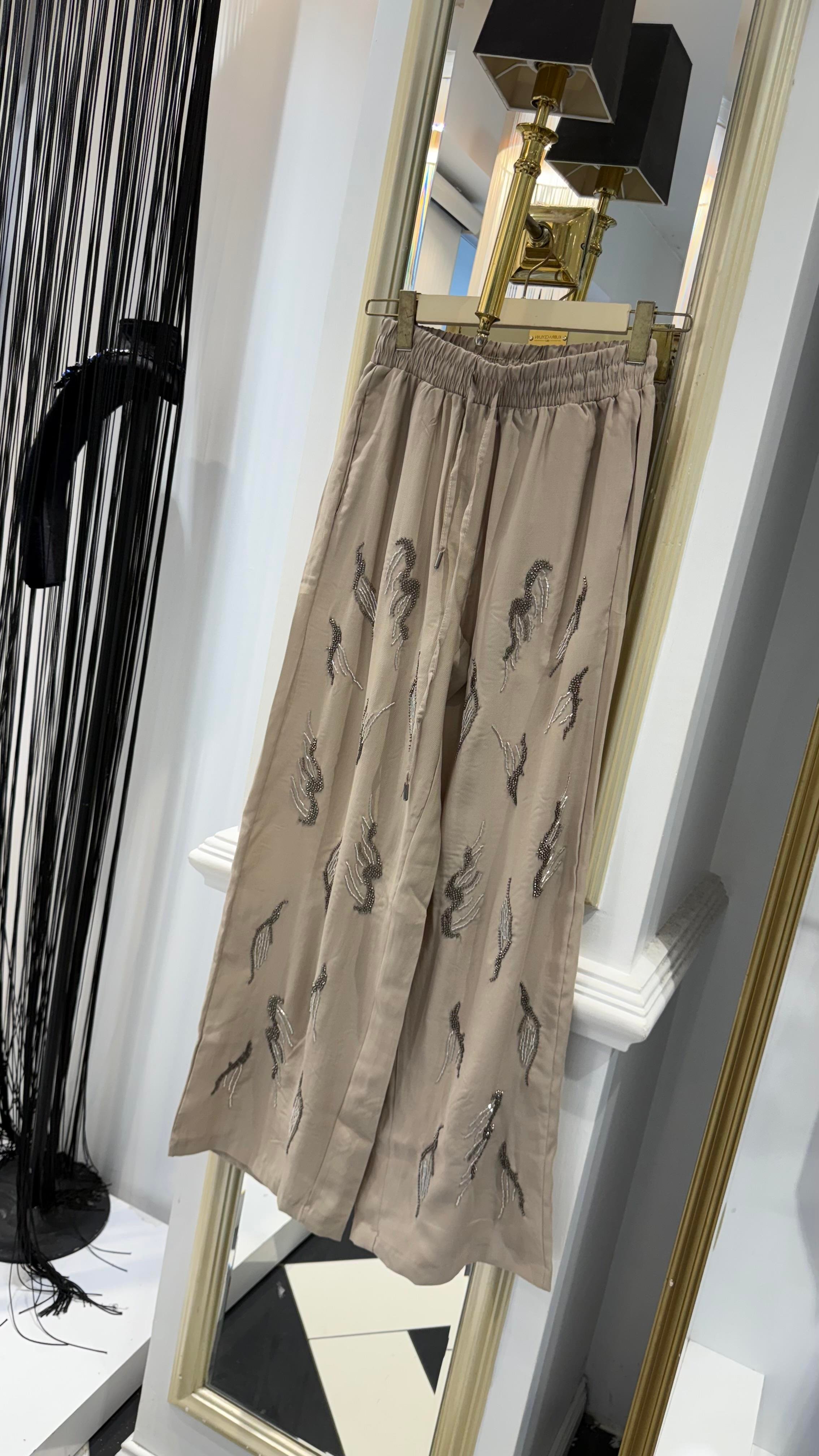 Taş İşleme Pantolon