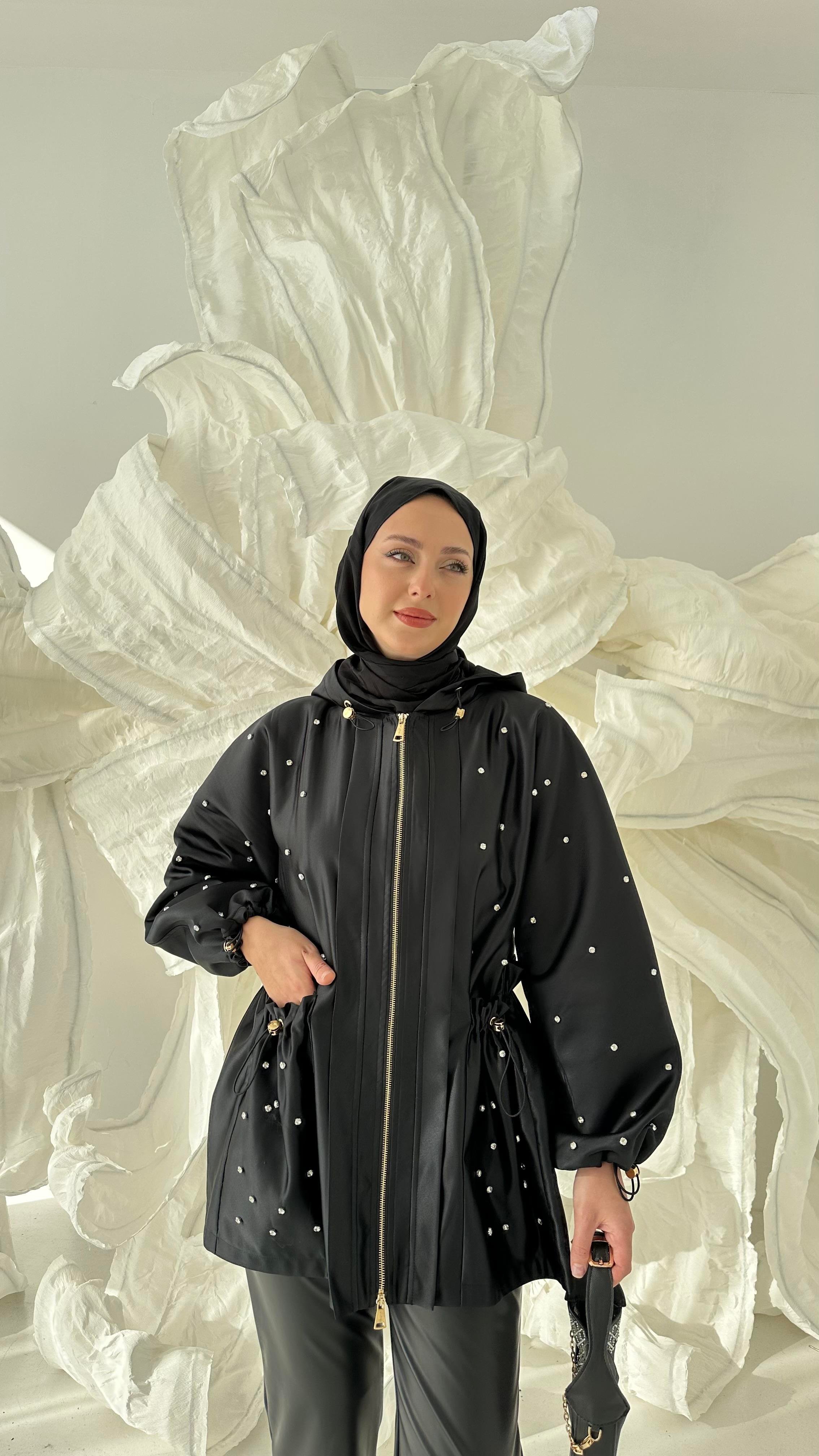 Tasarım Kapüşon Trenç