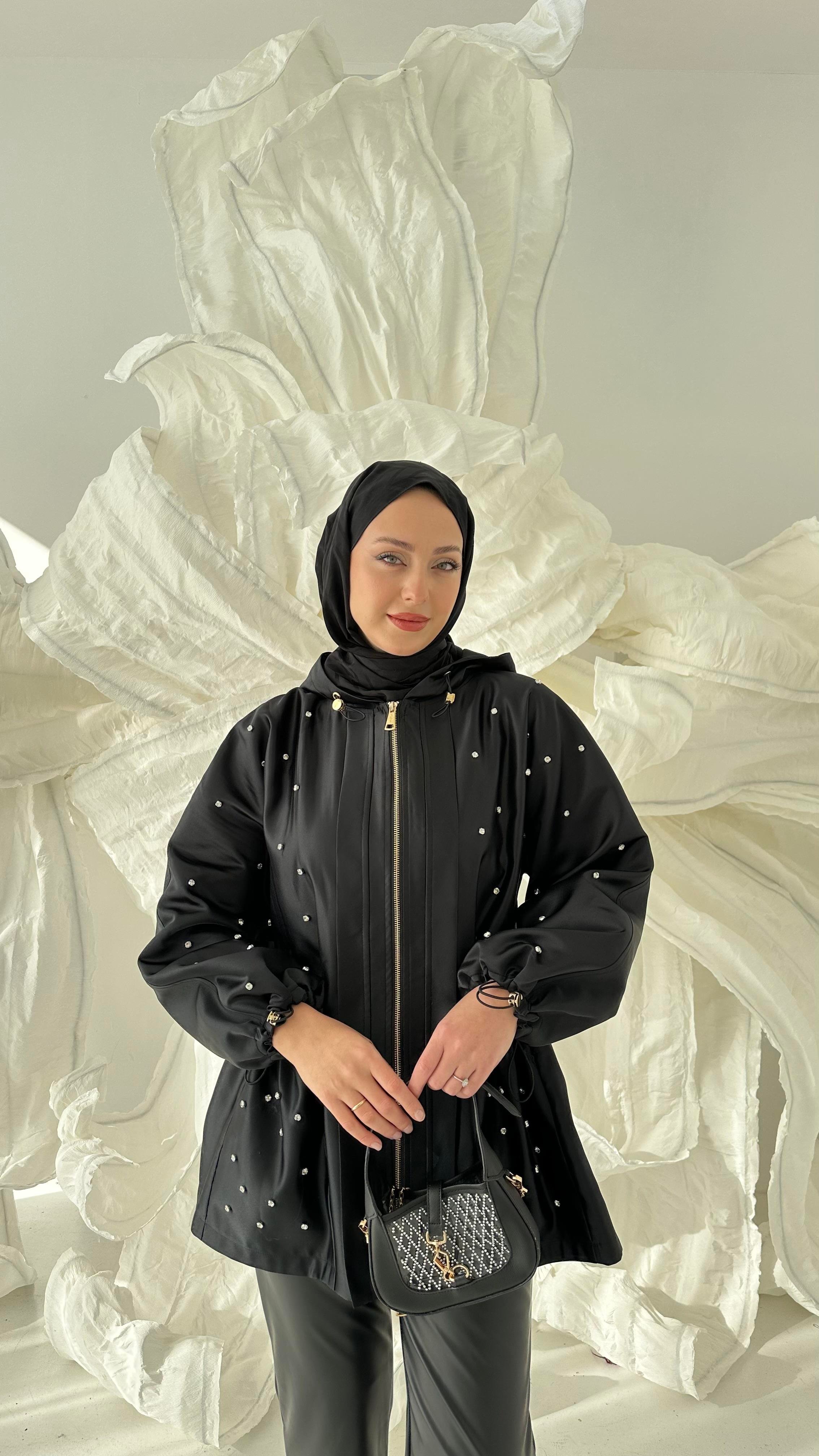 Tasarım Kapüşon Trenç