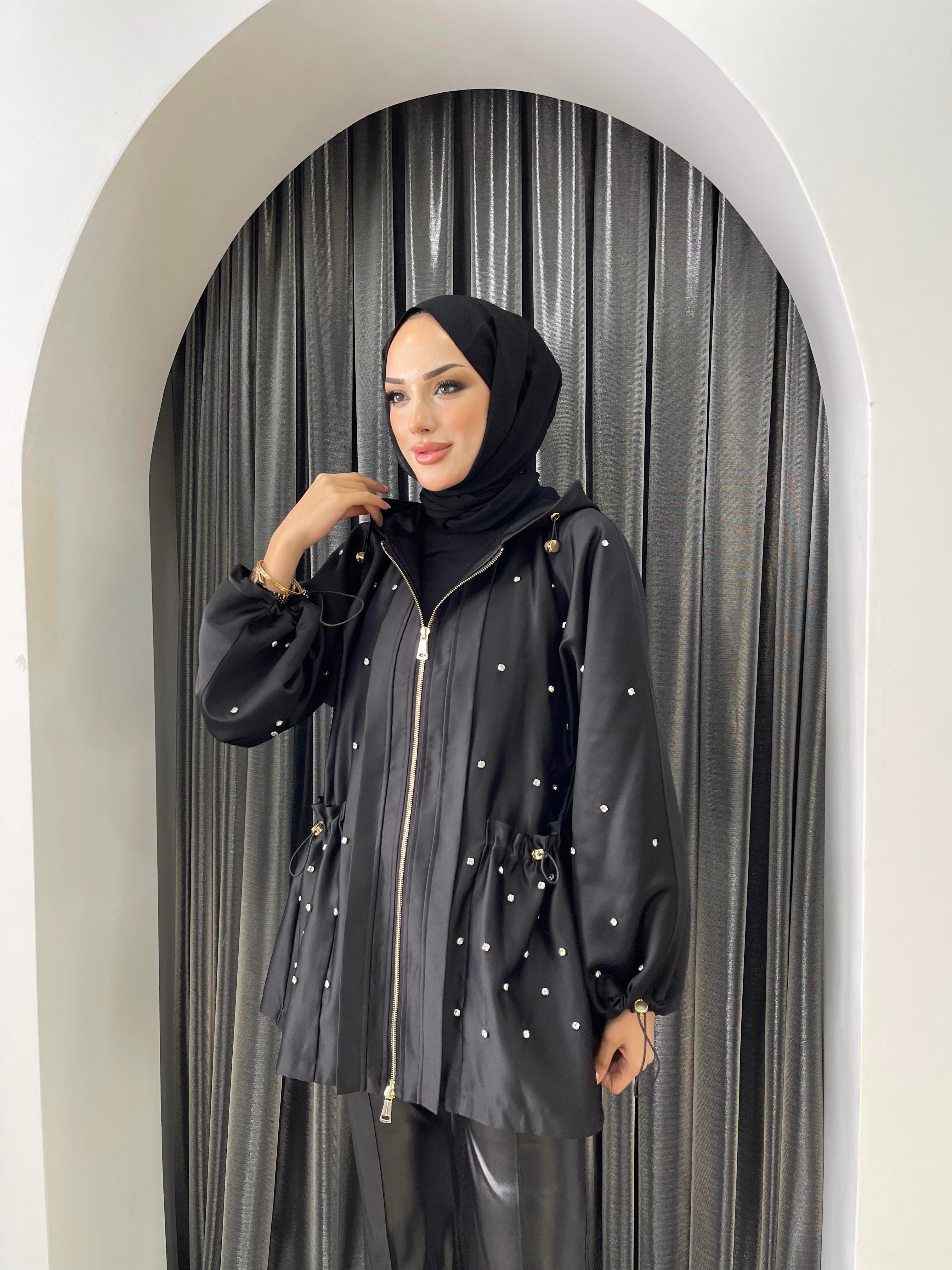 Tasarım Kapüşon Trenç