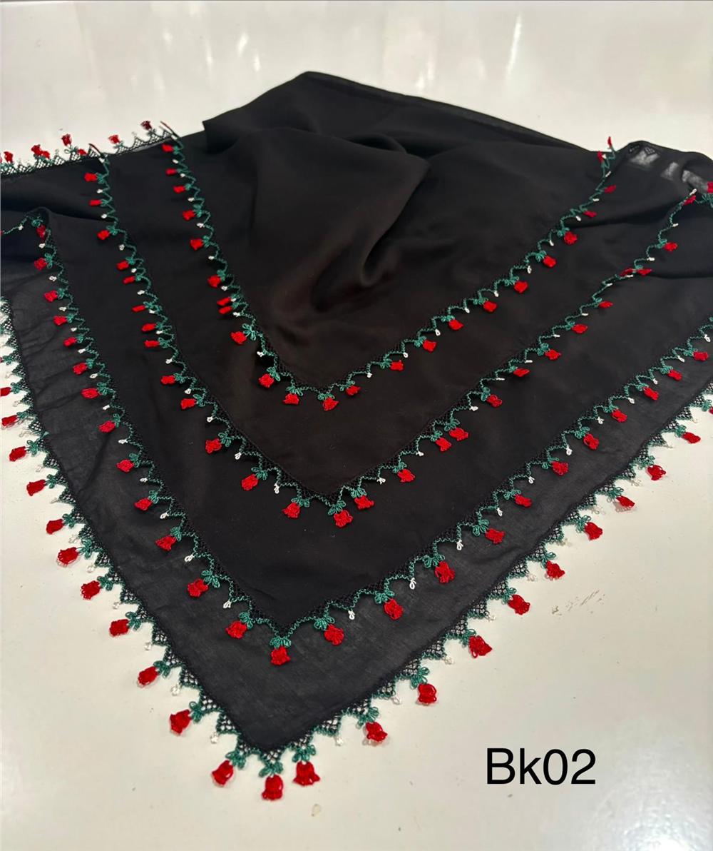 İğne Oyalı Yazma Bk02