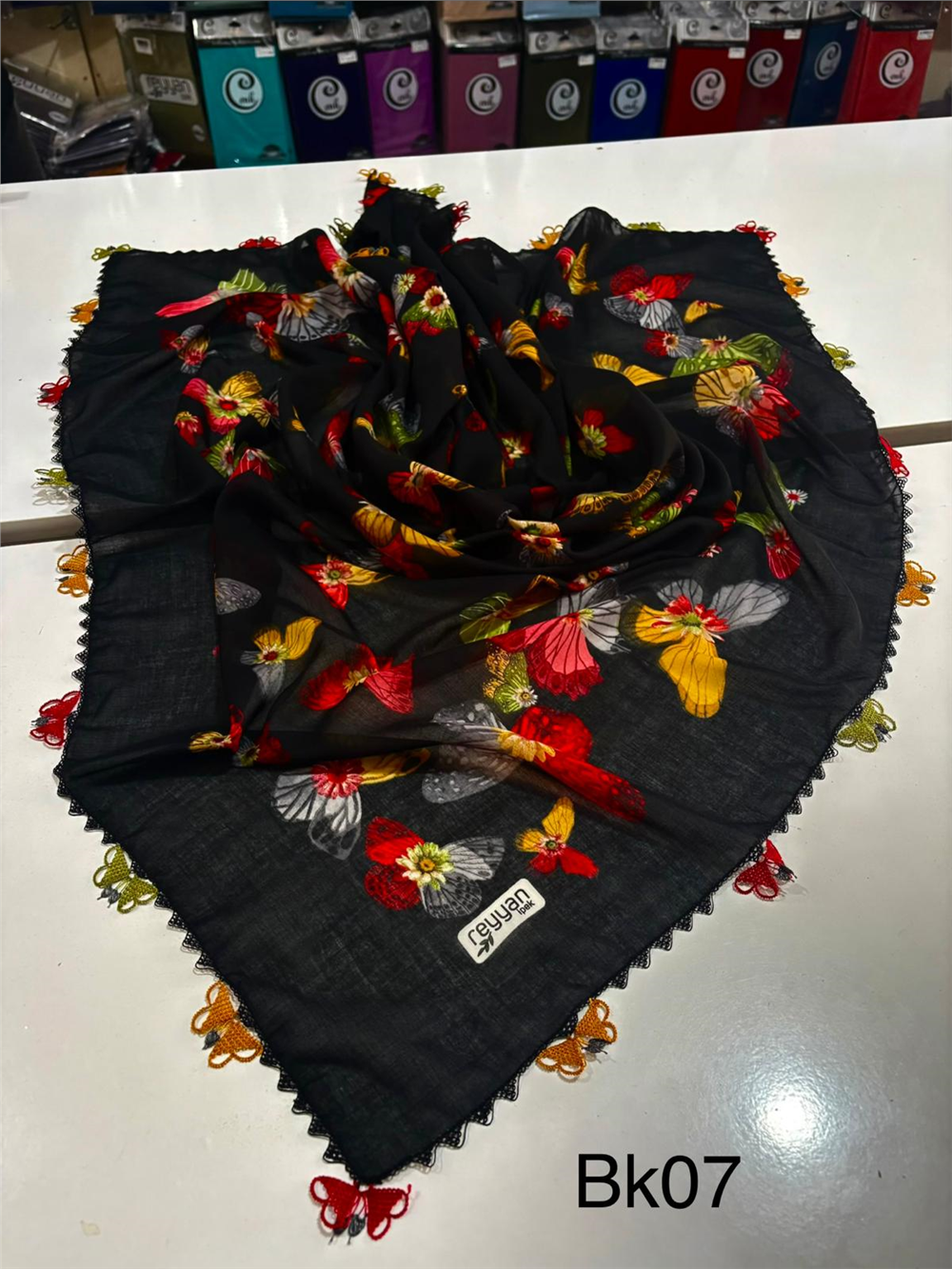 İğne Oyalı Yazma Bk07