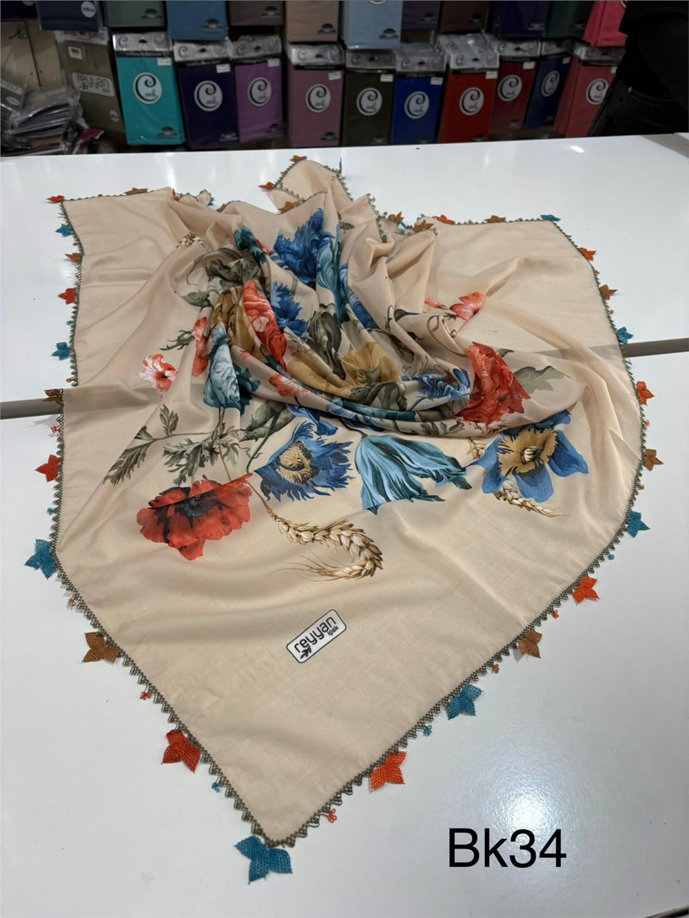 İğne Oyalı Yazma Bk34