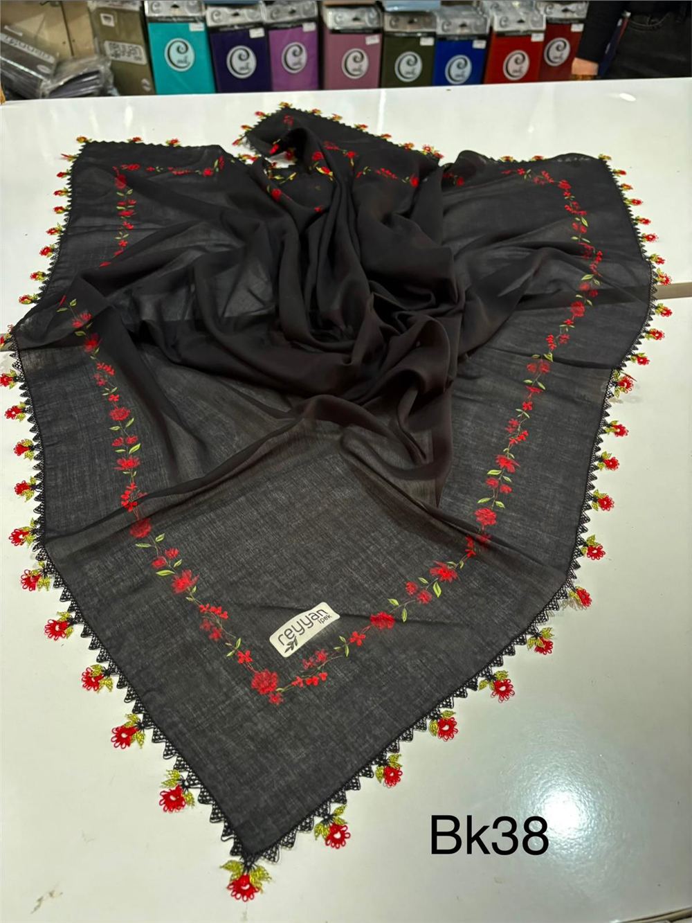 İğne Oyalı Yazma Bk38