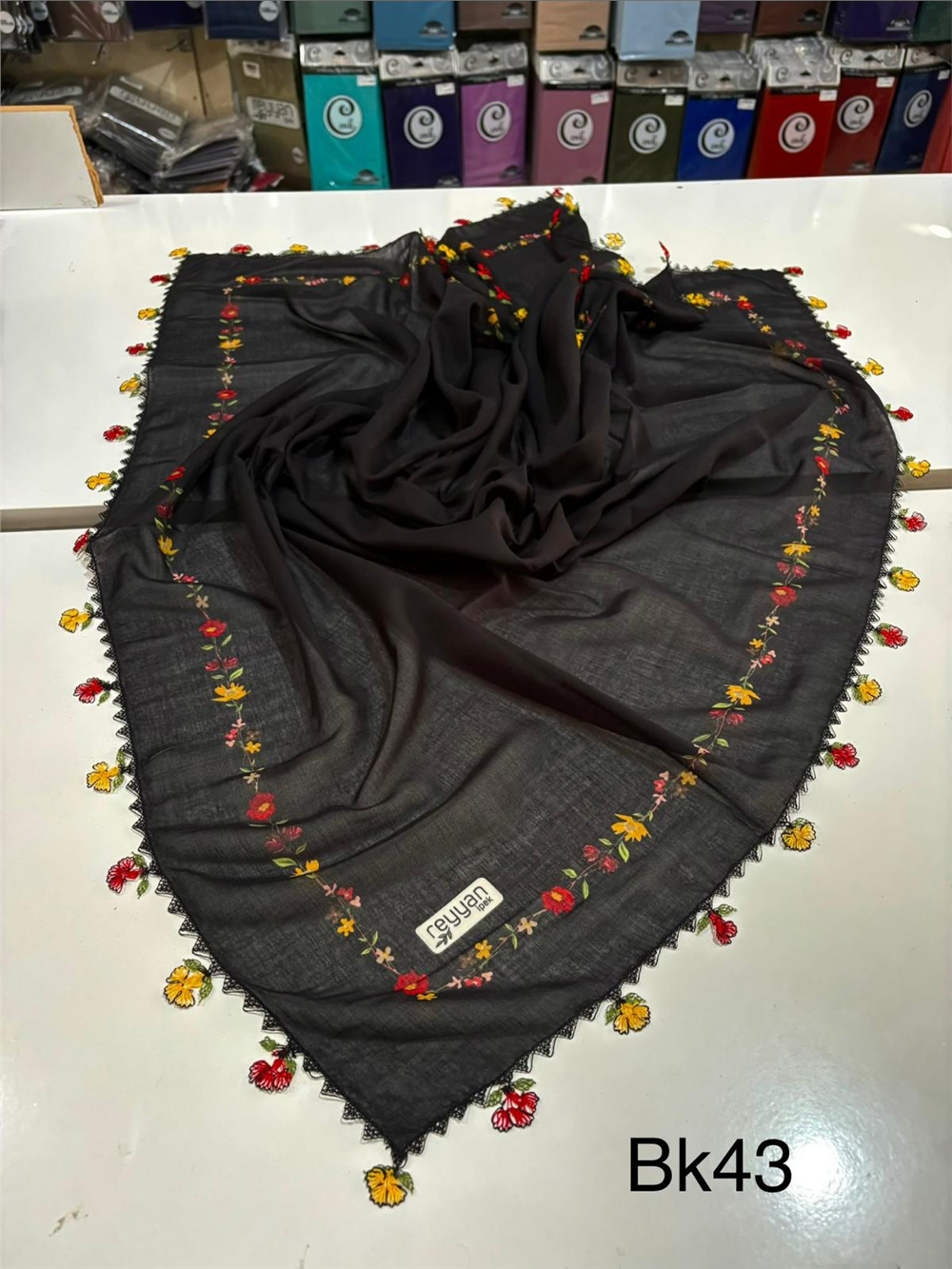 İğne Oyalı Yazma Bk43