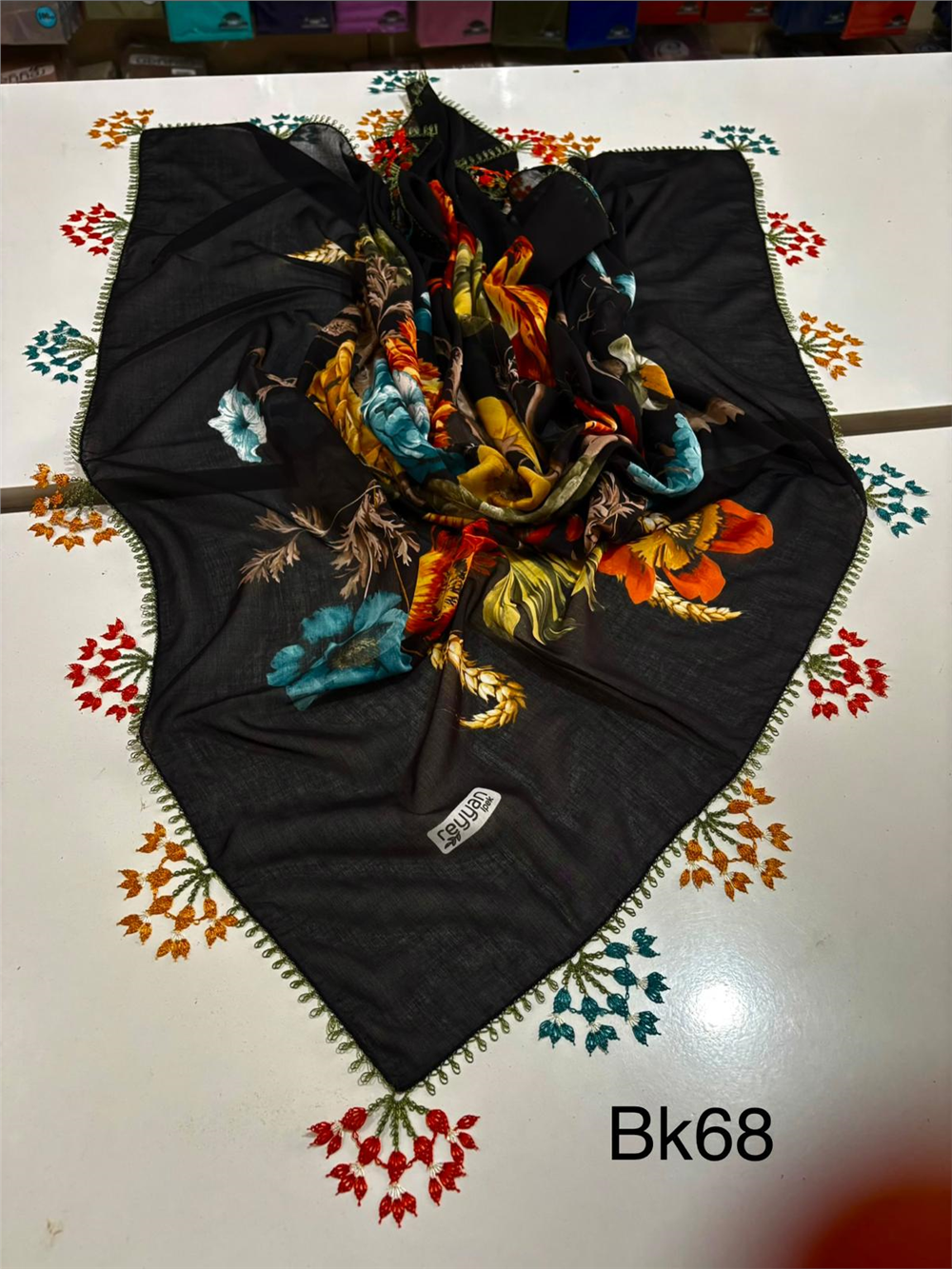 İğne Oyalı Yazma Bk68