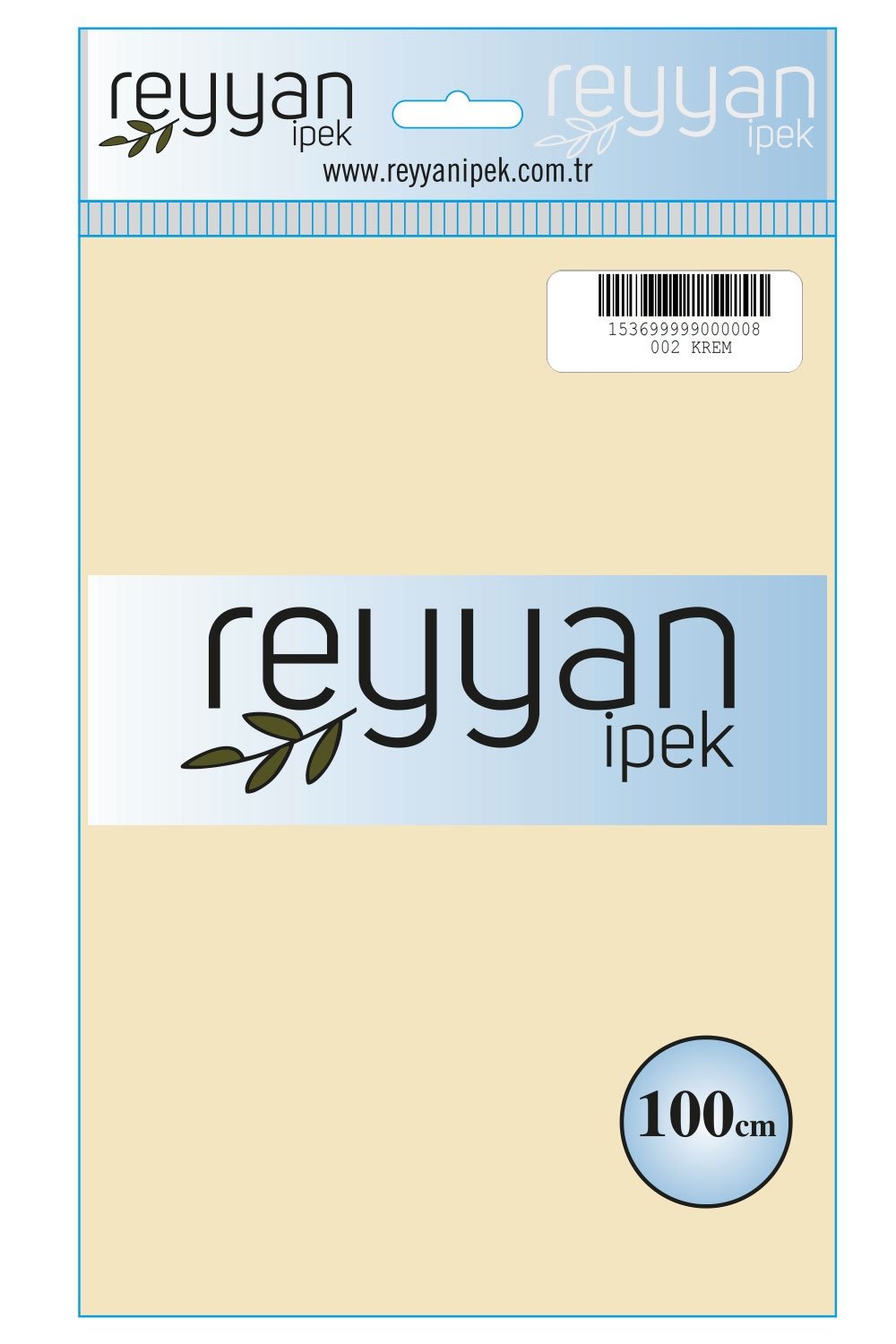 Reyyan İpek Düz yazma (krem) RD-002