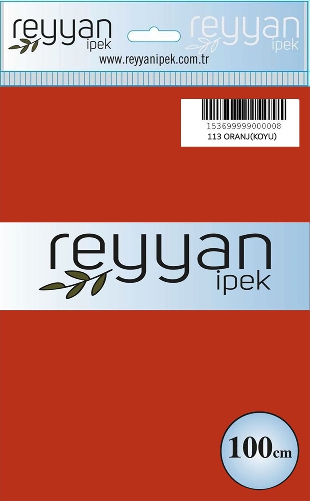 Reyyan İpek Düz yazma (oranj koyu) RD-113