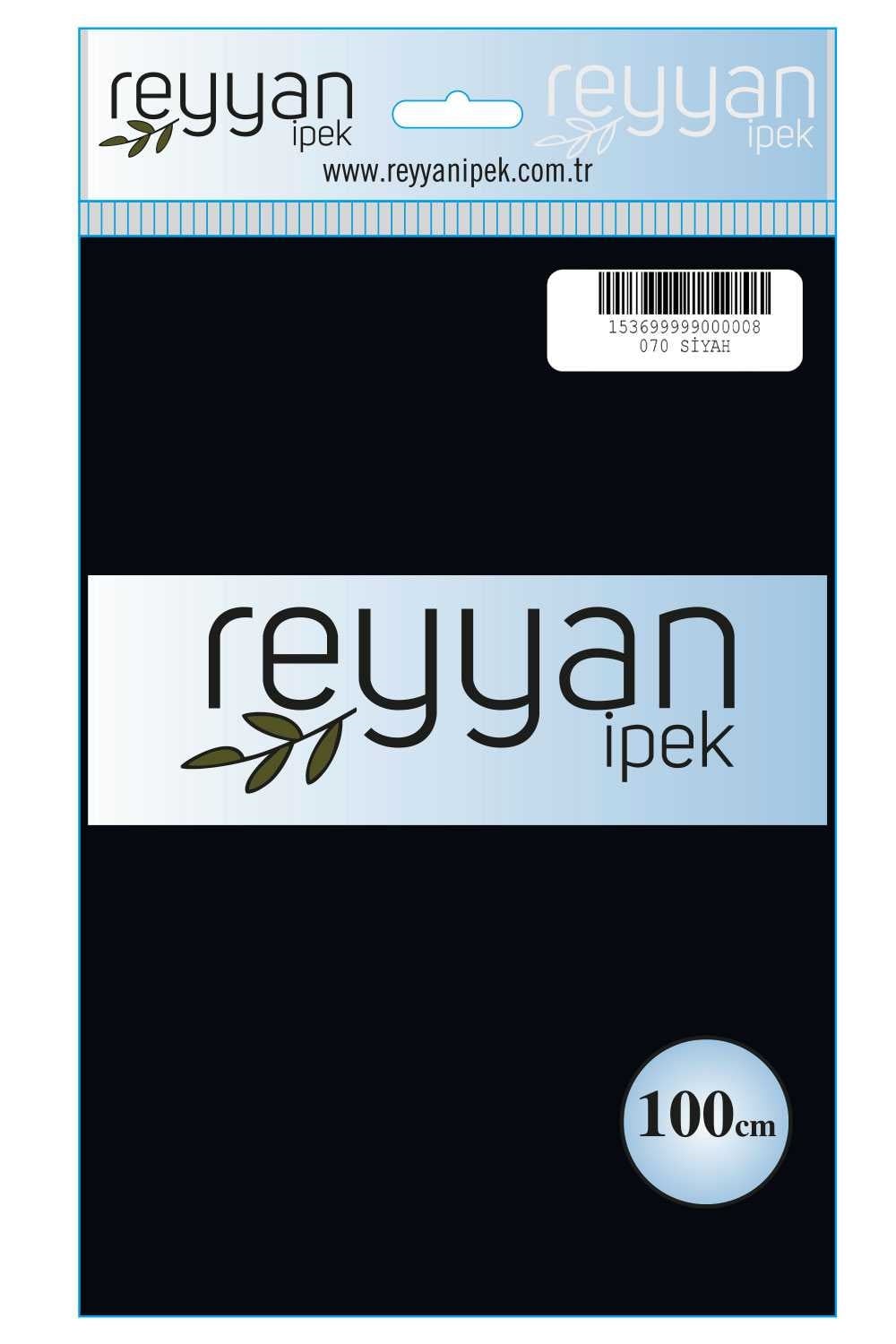 Reyyan İpek Düz yazma (siyah) RD-070