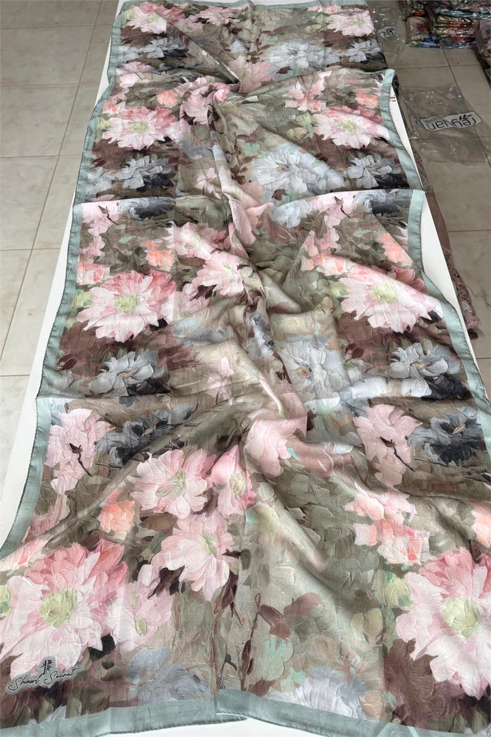 Shawl Secret Bambu Crus Şal