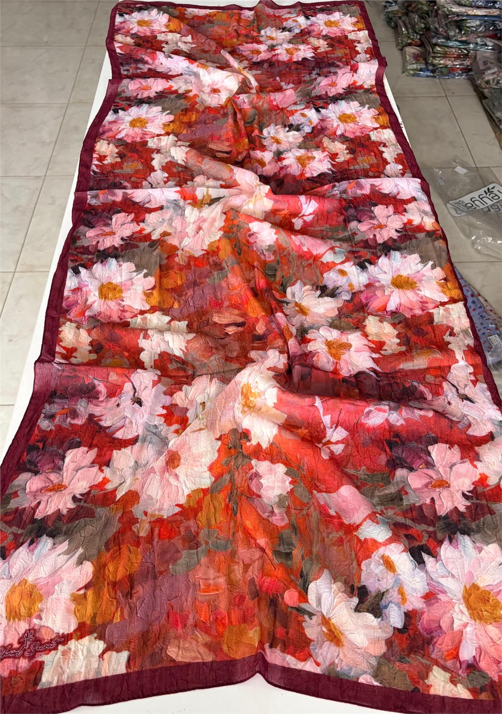 Shawl Secret Bambu Crus Şal