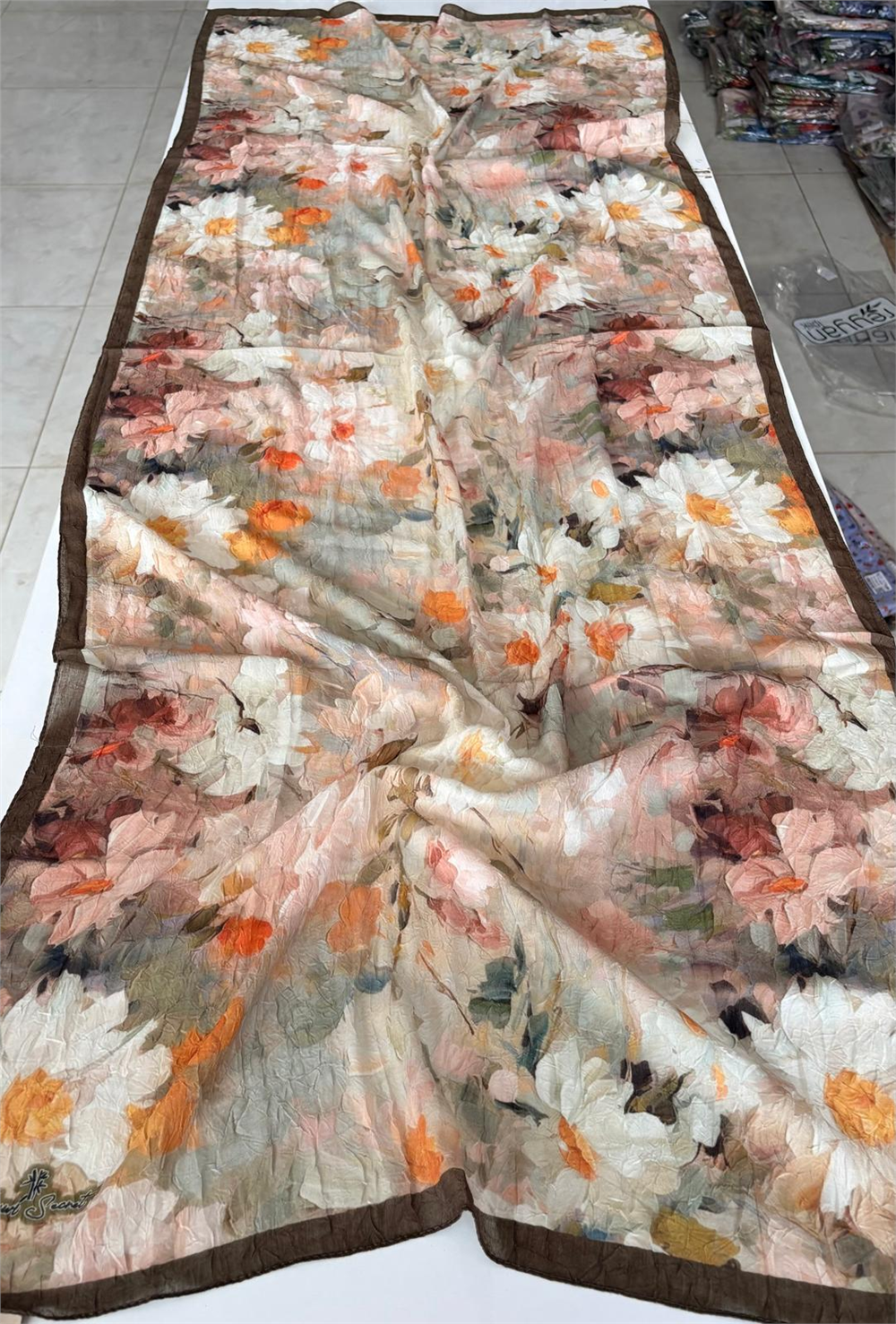 Shawl Secret Bambu Crus Şal