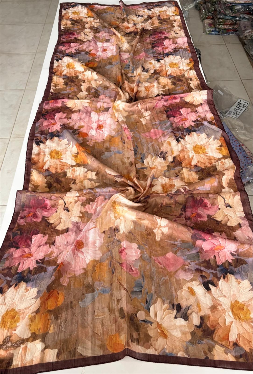 Shawl Secret Bambu Crus Şal