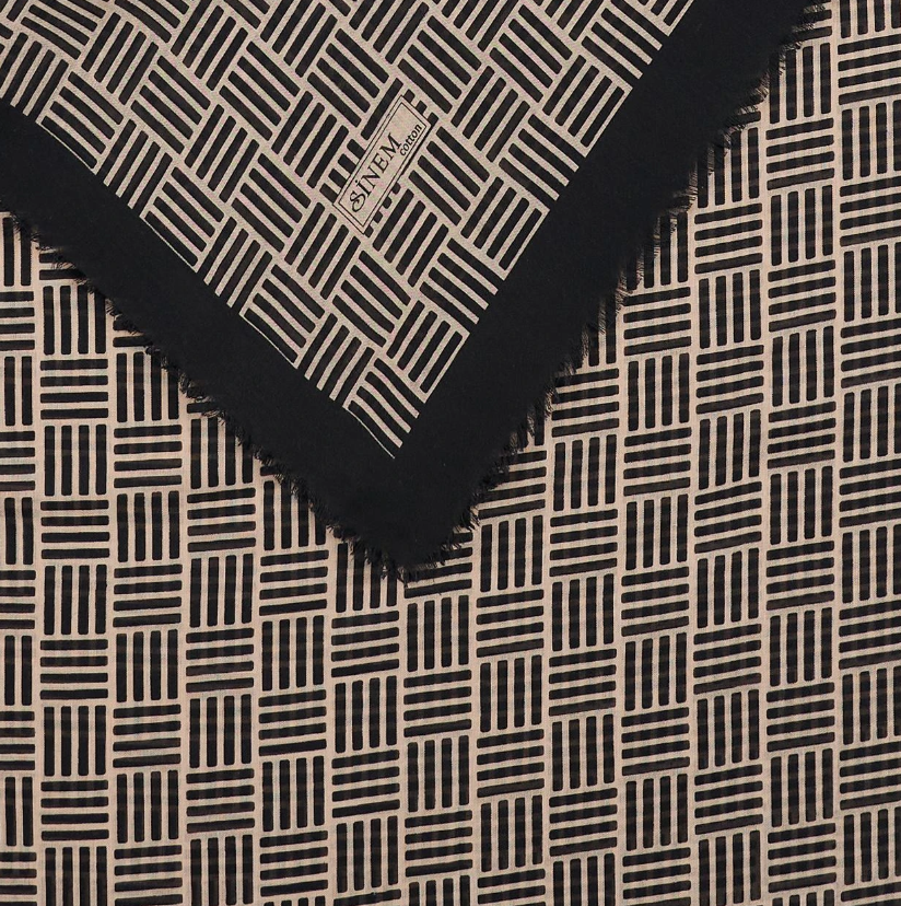 Sinem Karışık Mix 12'li Çekme Koton Eşarp