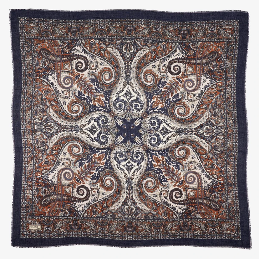 Sinem Karışık Mix 12'li Çekme Koton Eşarp