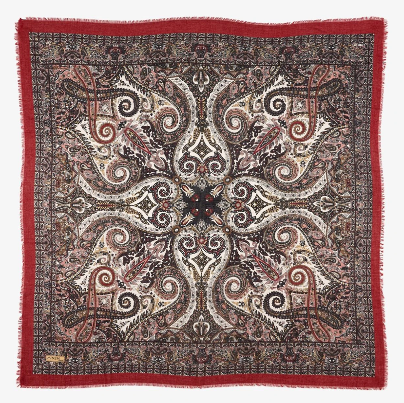 Sinem Karışık Mix 12'li Çekme Koton Eşarp