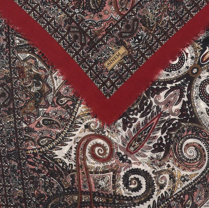 Sinem Karışık Mix 12'li Çekme Koton Eşarp