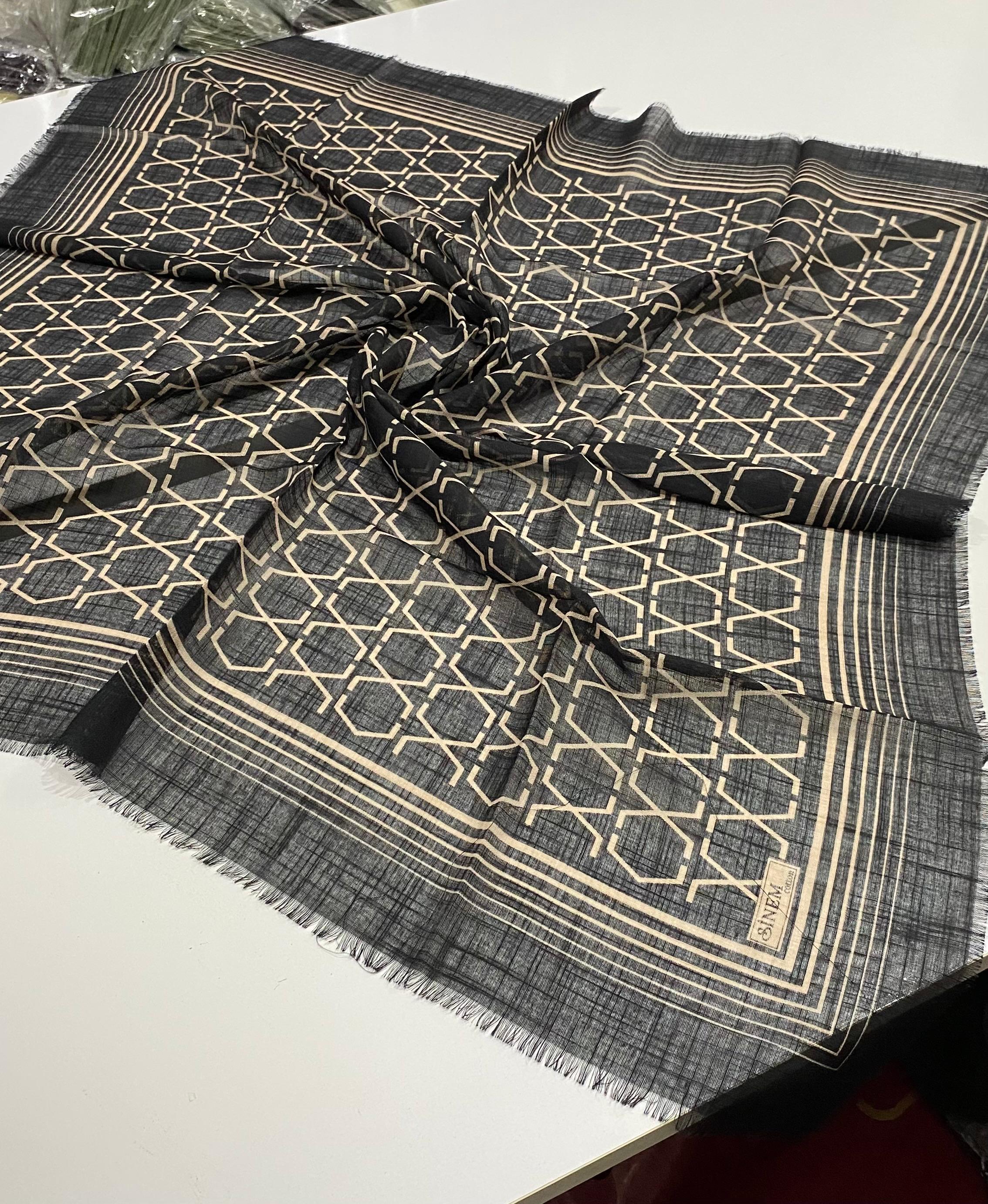 Sinem Karışık Mix 12'li Koton Eşarp