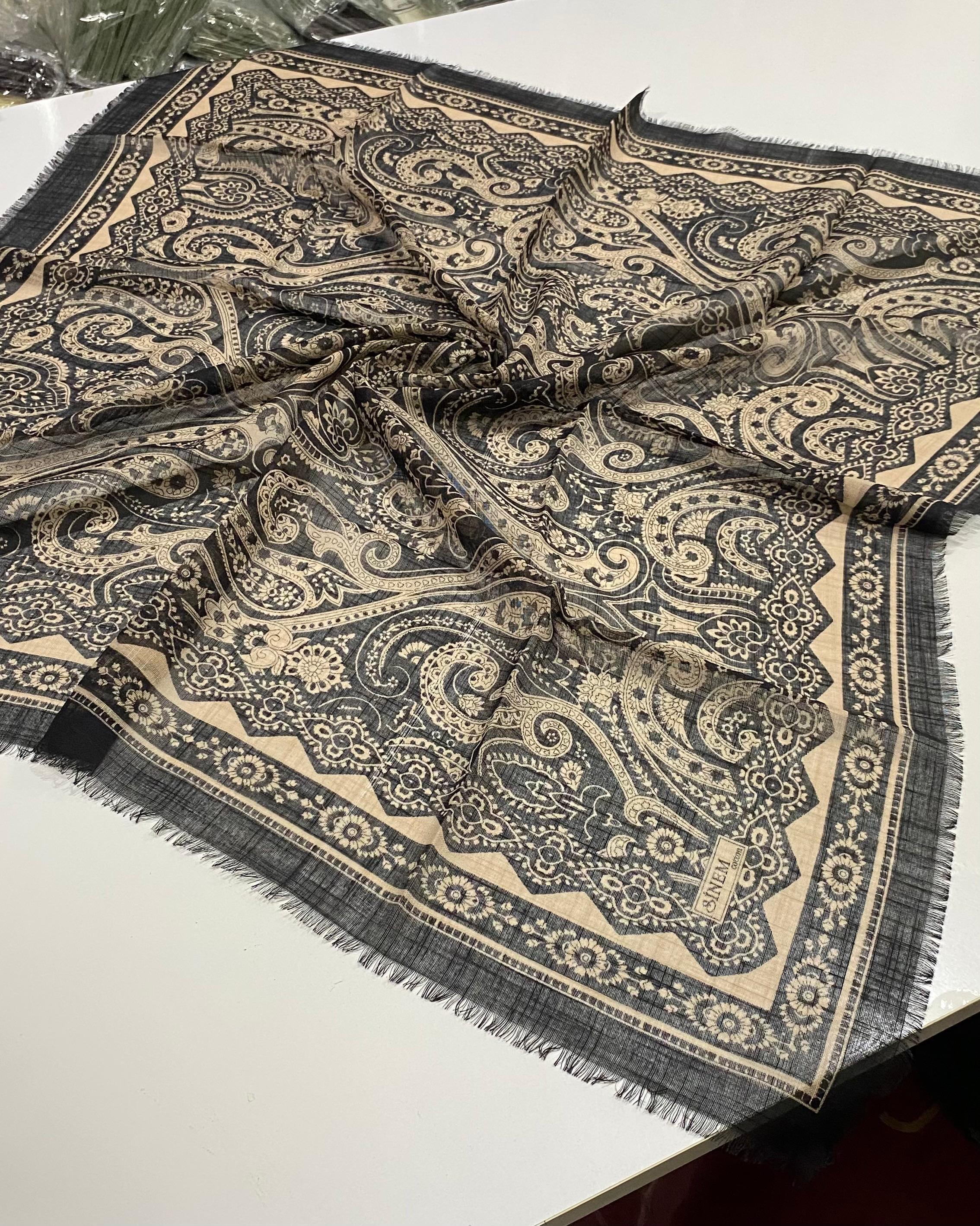 Sinem Karışık Mix 12'li Koton Eşarp