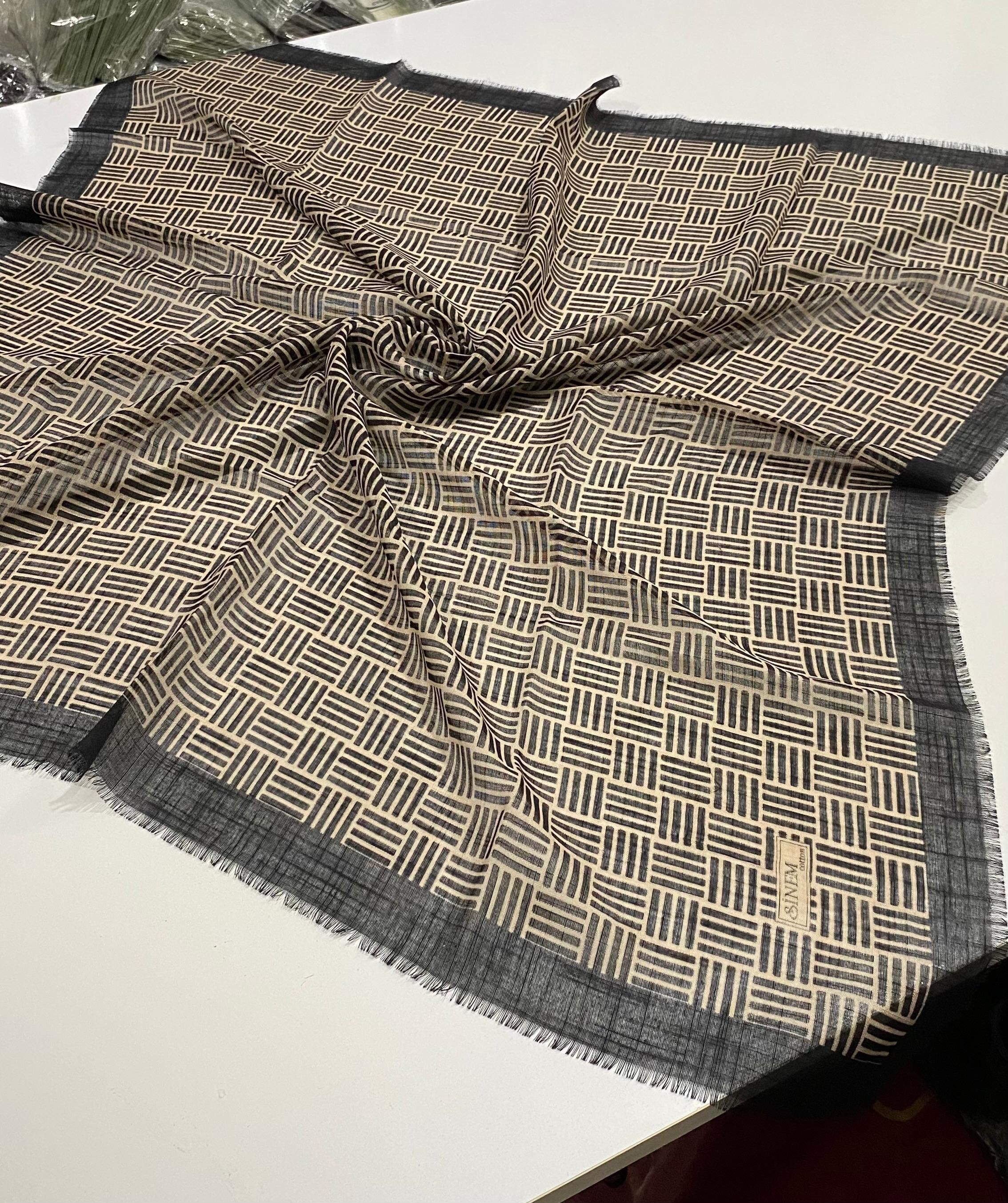 Sinem Karışık Mix 12'li Koton Eşarp