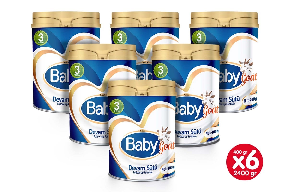 Baby Goat® 3 Numara Devam Sütü 400gr 6'lı Paket