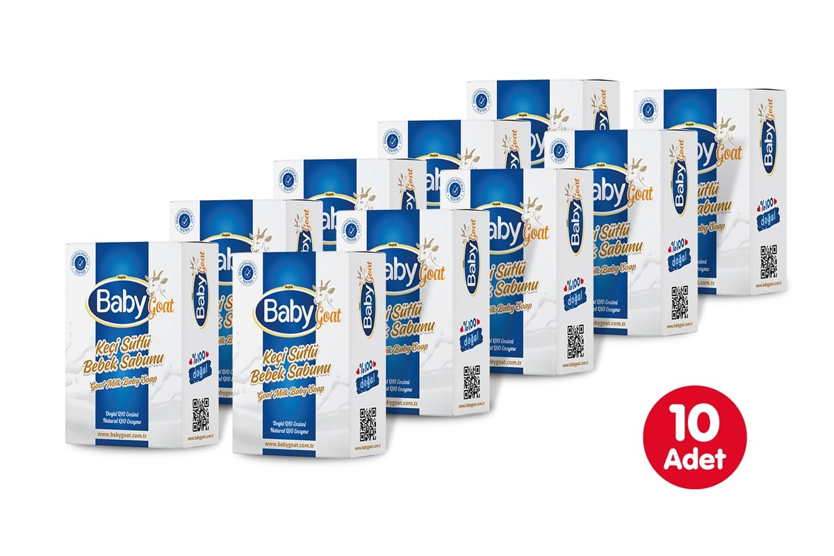 Baby Goat® Keçi Sütlü Bebek Sabunu 10'lu Paket