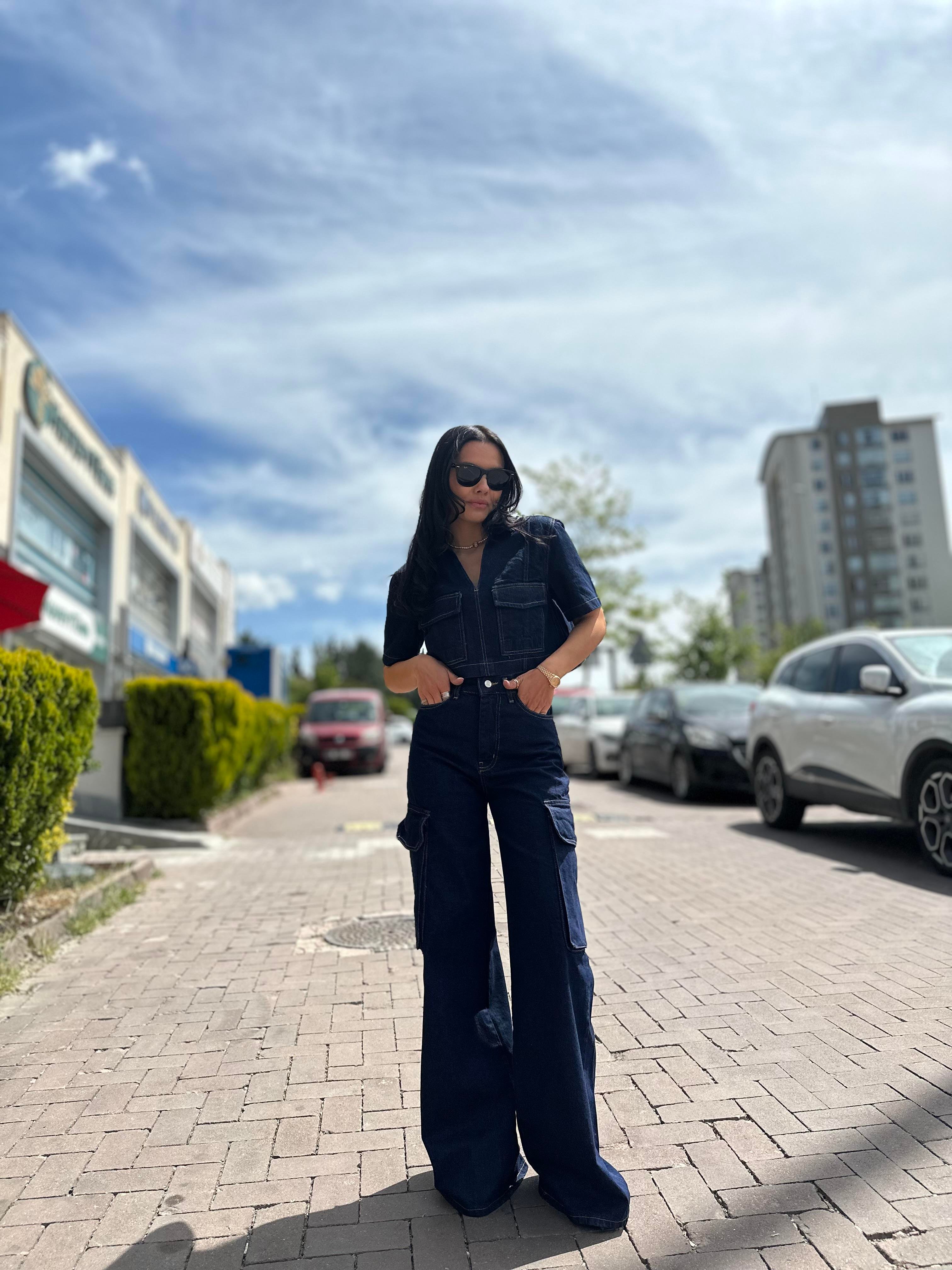0025 DENIM BLUZ