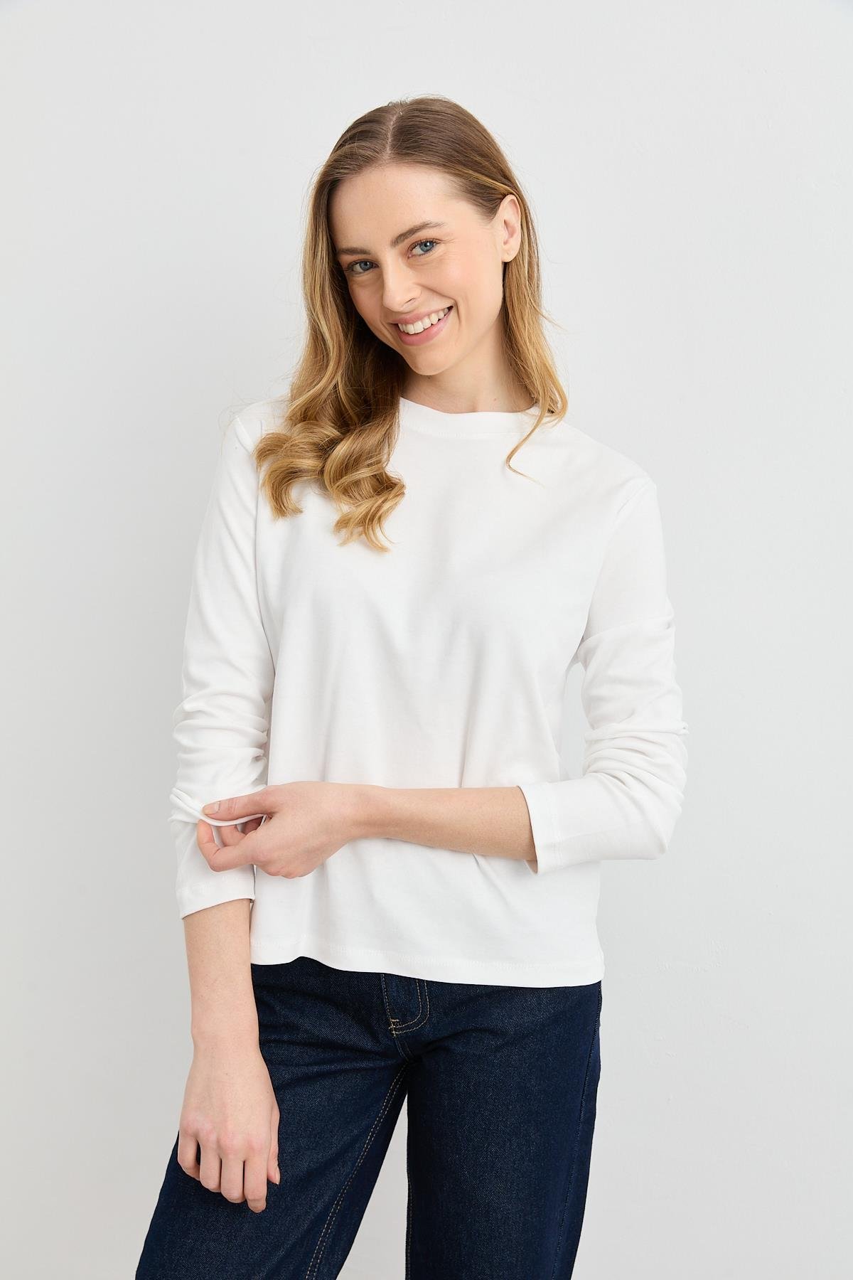 0193 UZUN KOL BASIC TSHIRT