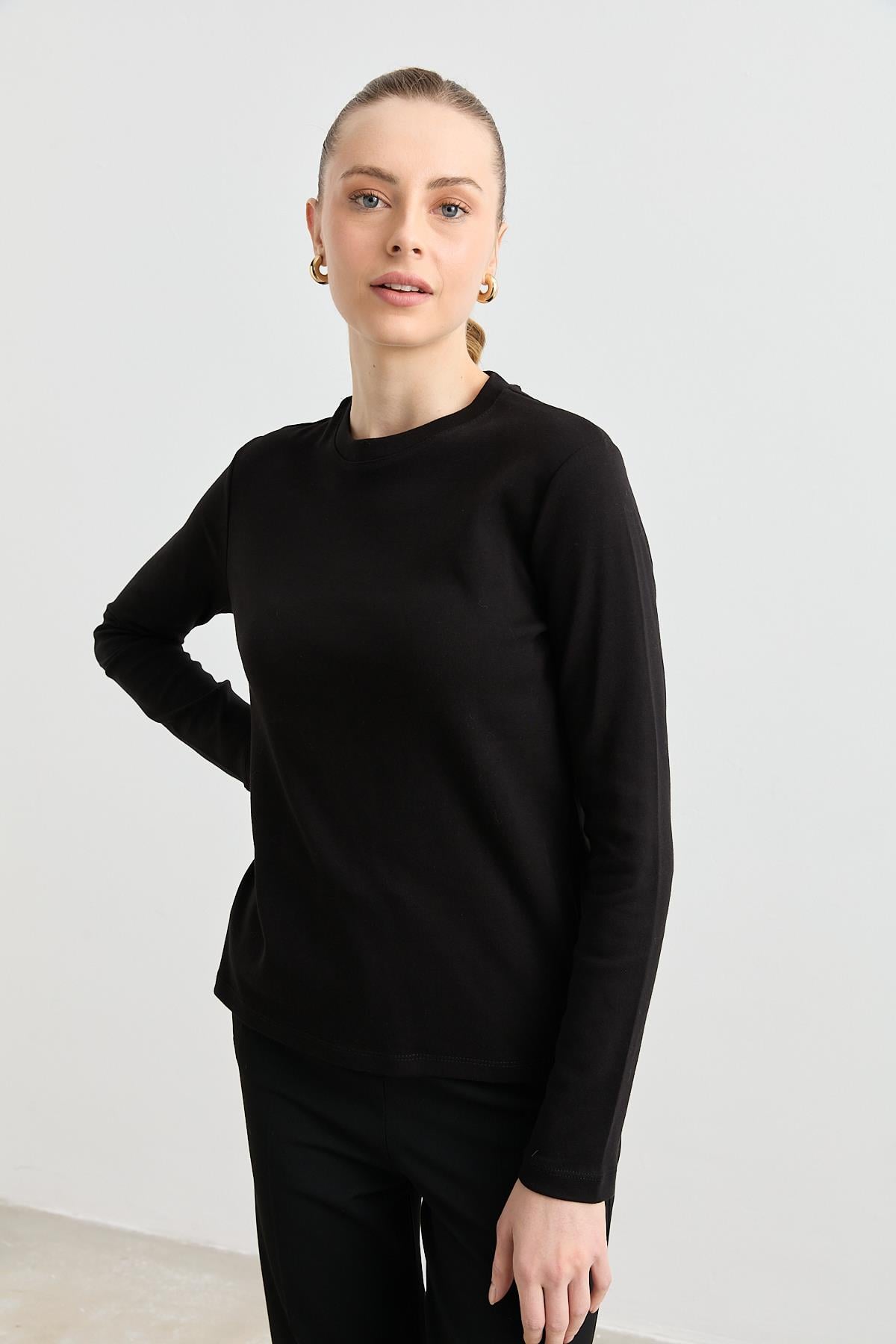 0193 UZUN KOL BASIC TSHIRT