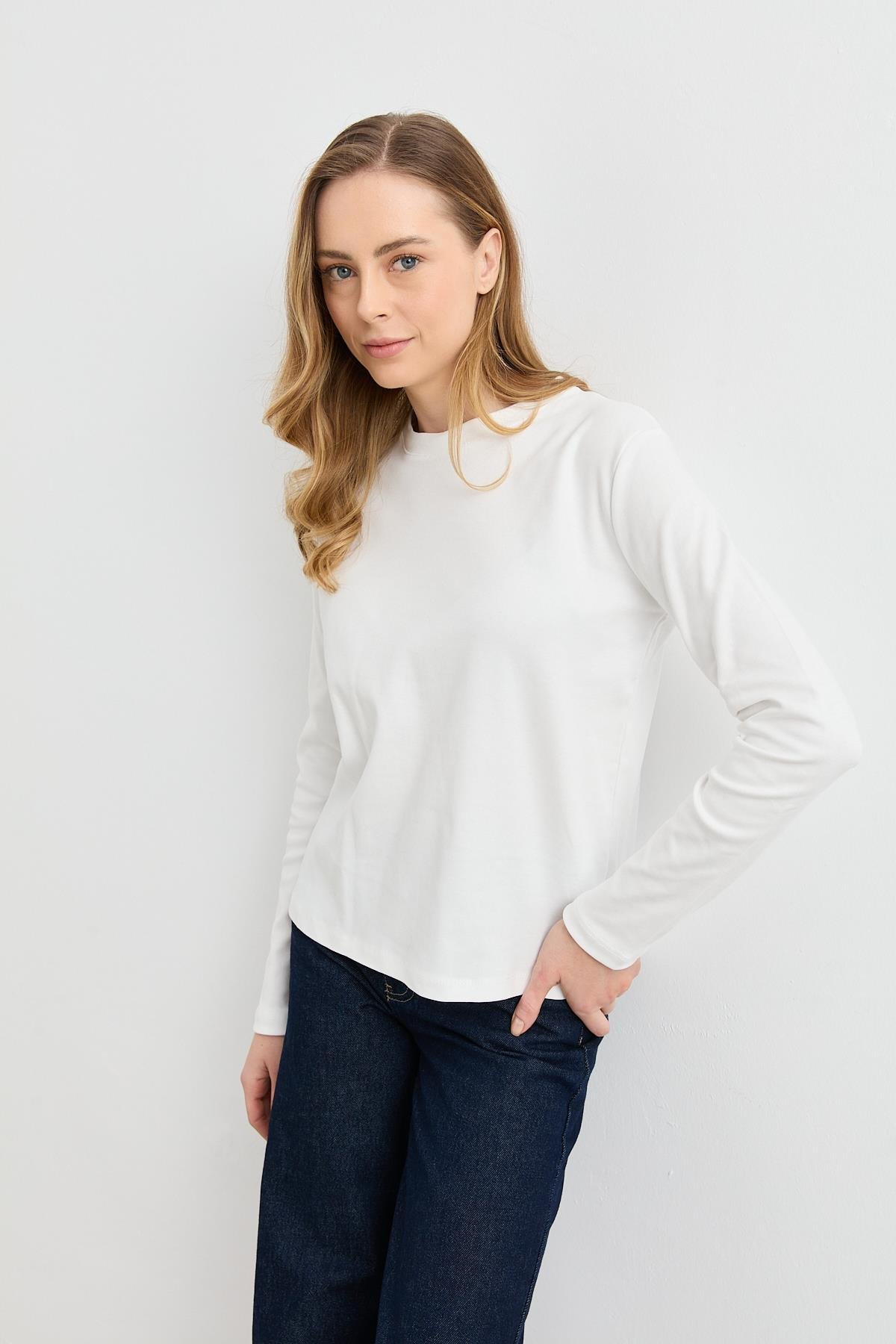 0193 UZUN KOL BASIC TSHIRT