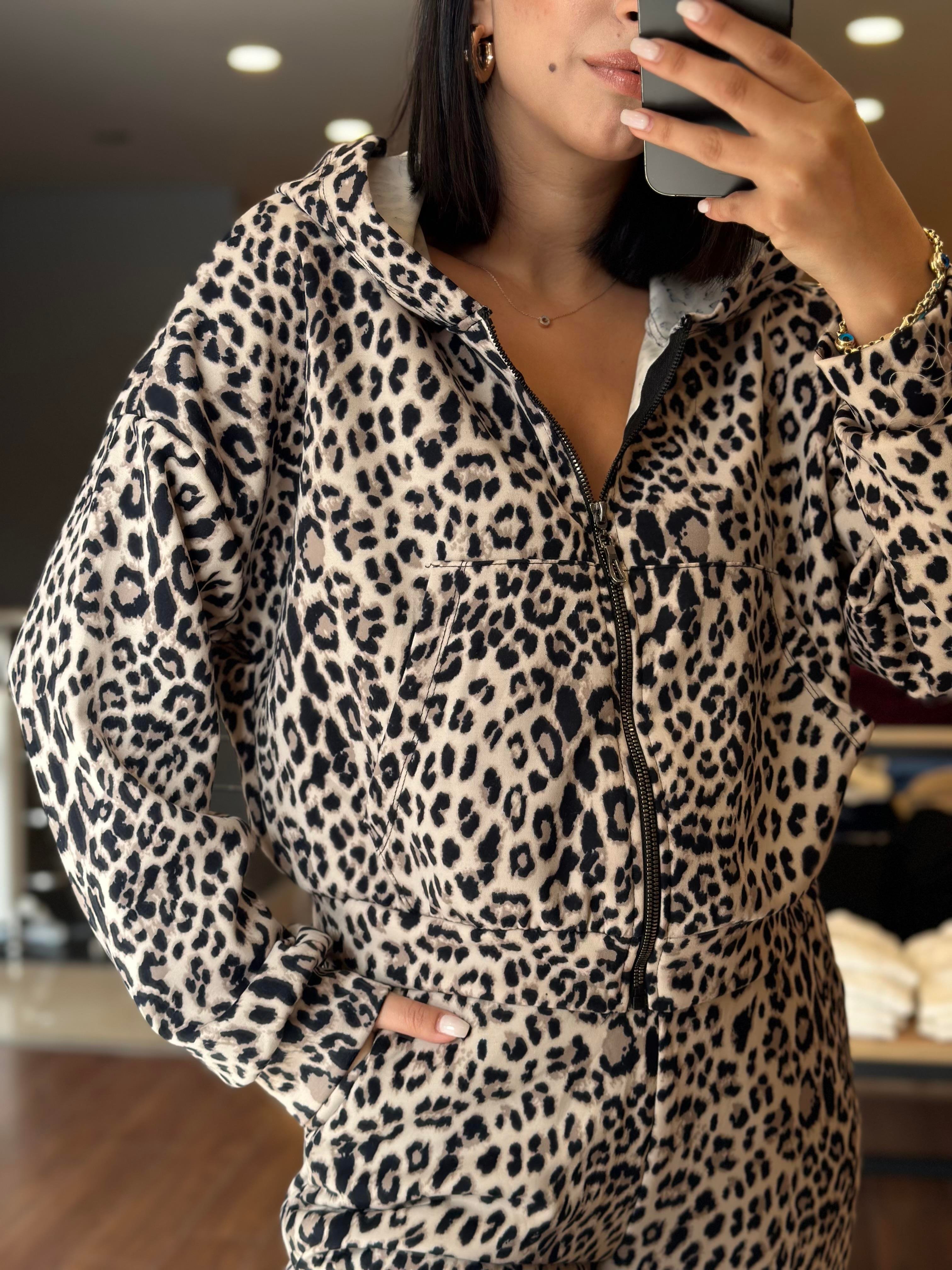 0214 LEOPAR DESEN MODAL TAKIM