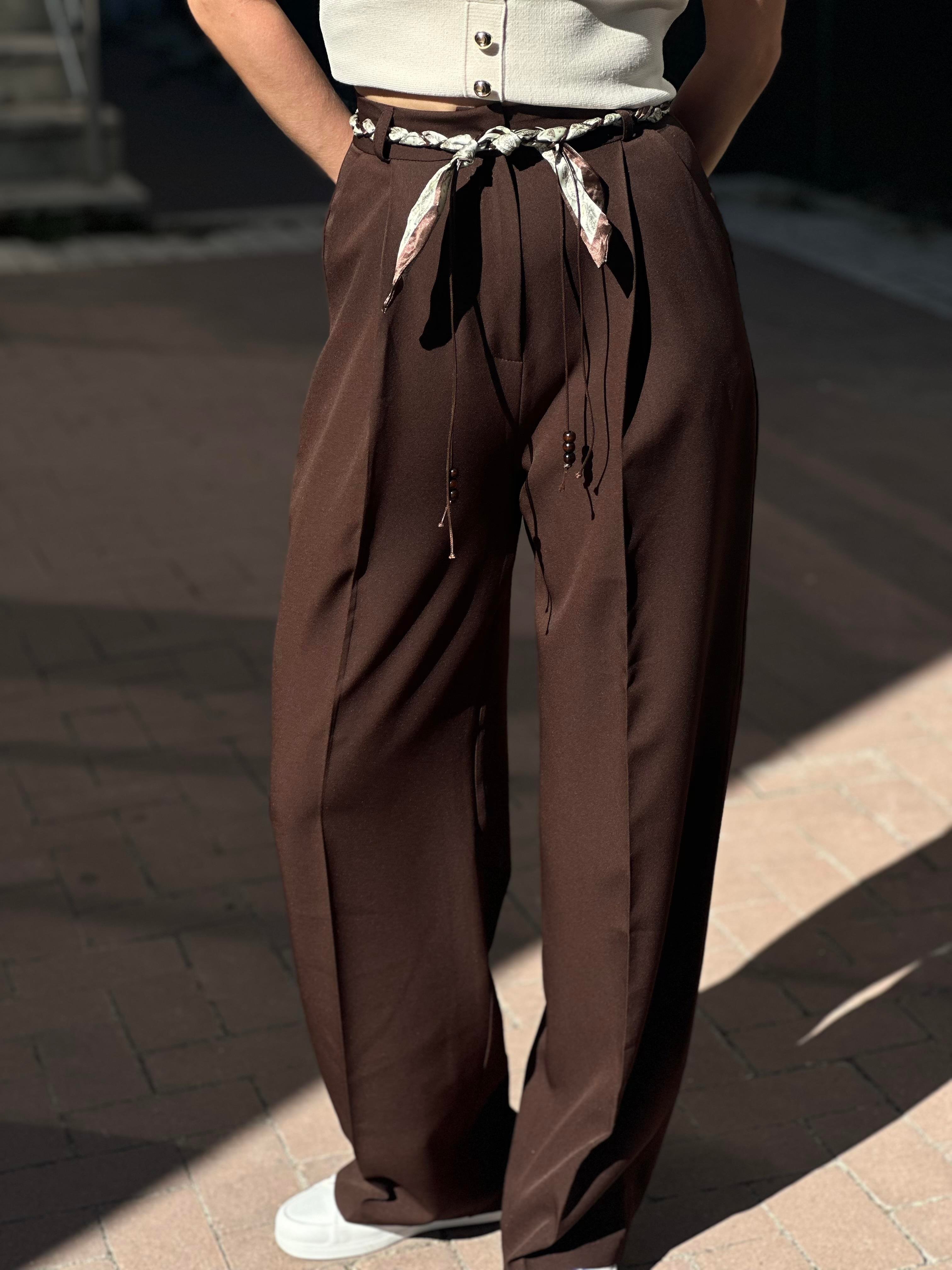 0522 FULAR KEMERLI PANTOLON